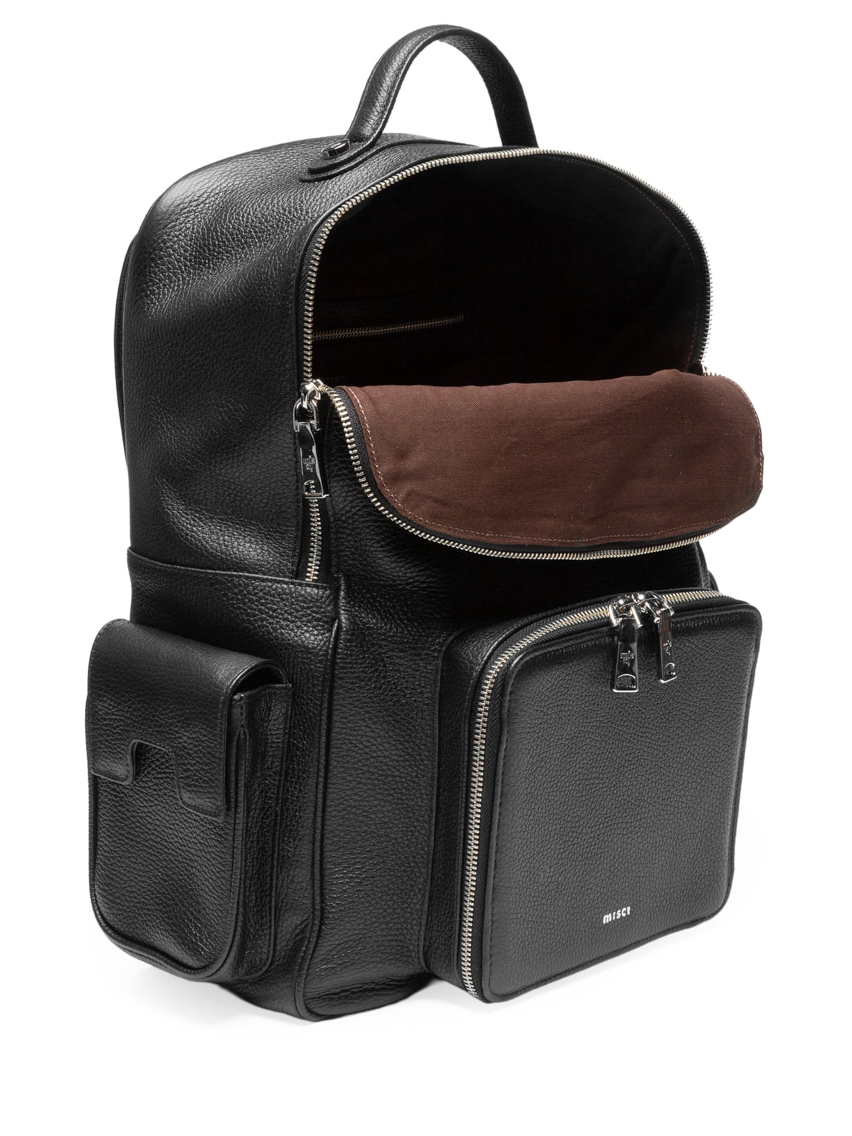 Mochila Unissex Couro – Preto Misci
