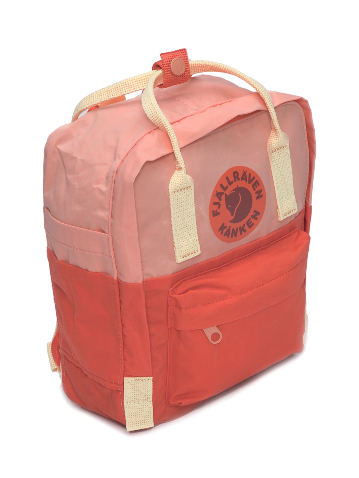 Mochila Unissex Kånken Art Mini Laranja Fjällräven