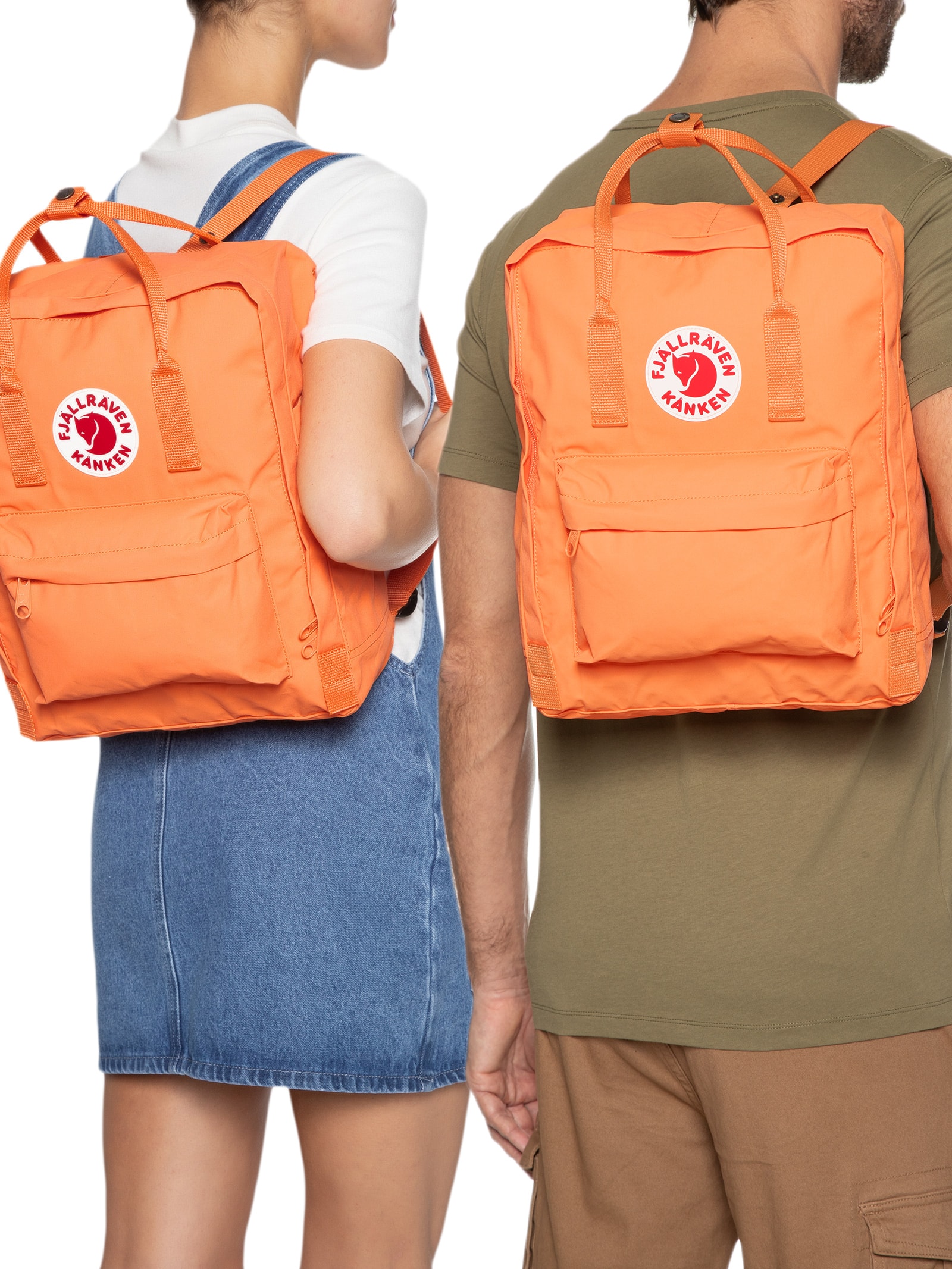 Fjällräven - Mochila Unissex Kånken Clássica - Laranja