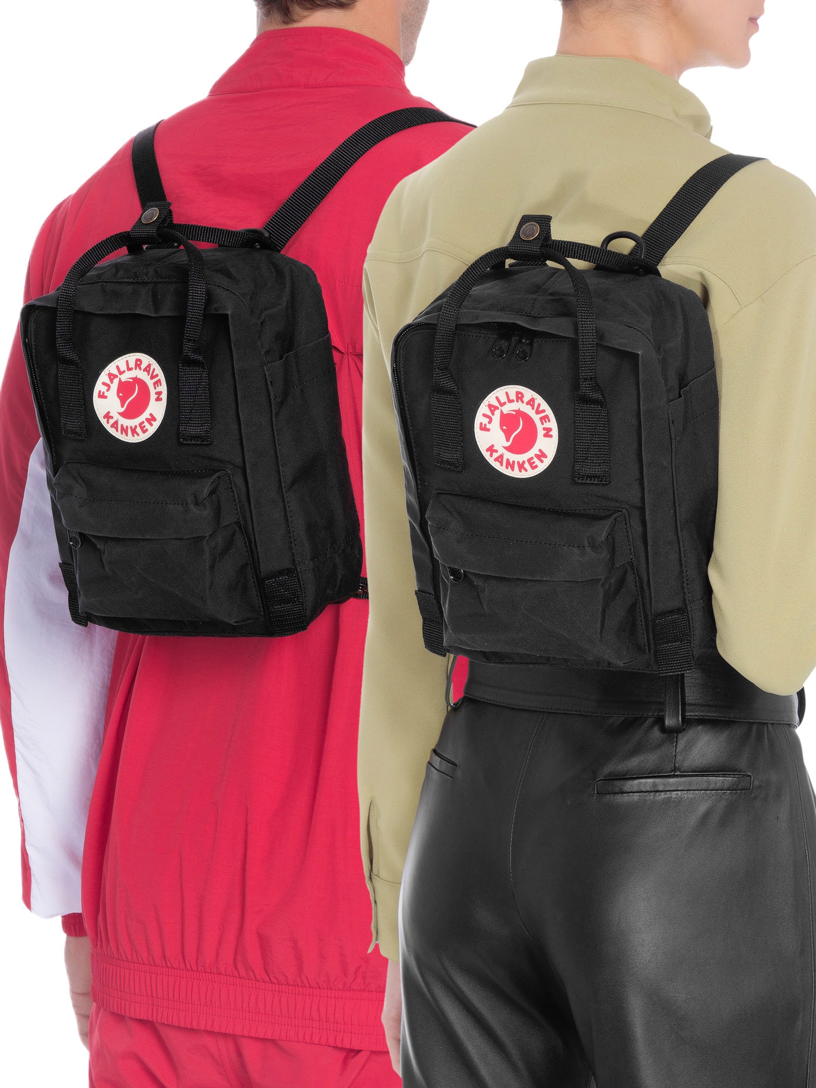 Fjällräven - Mochila Unissex Kånken Mini - Preto