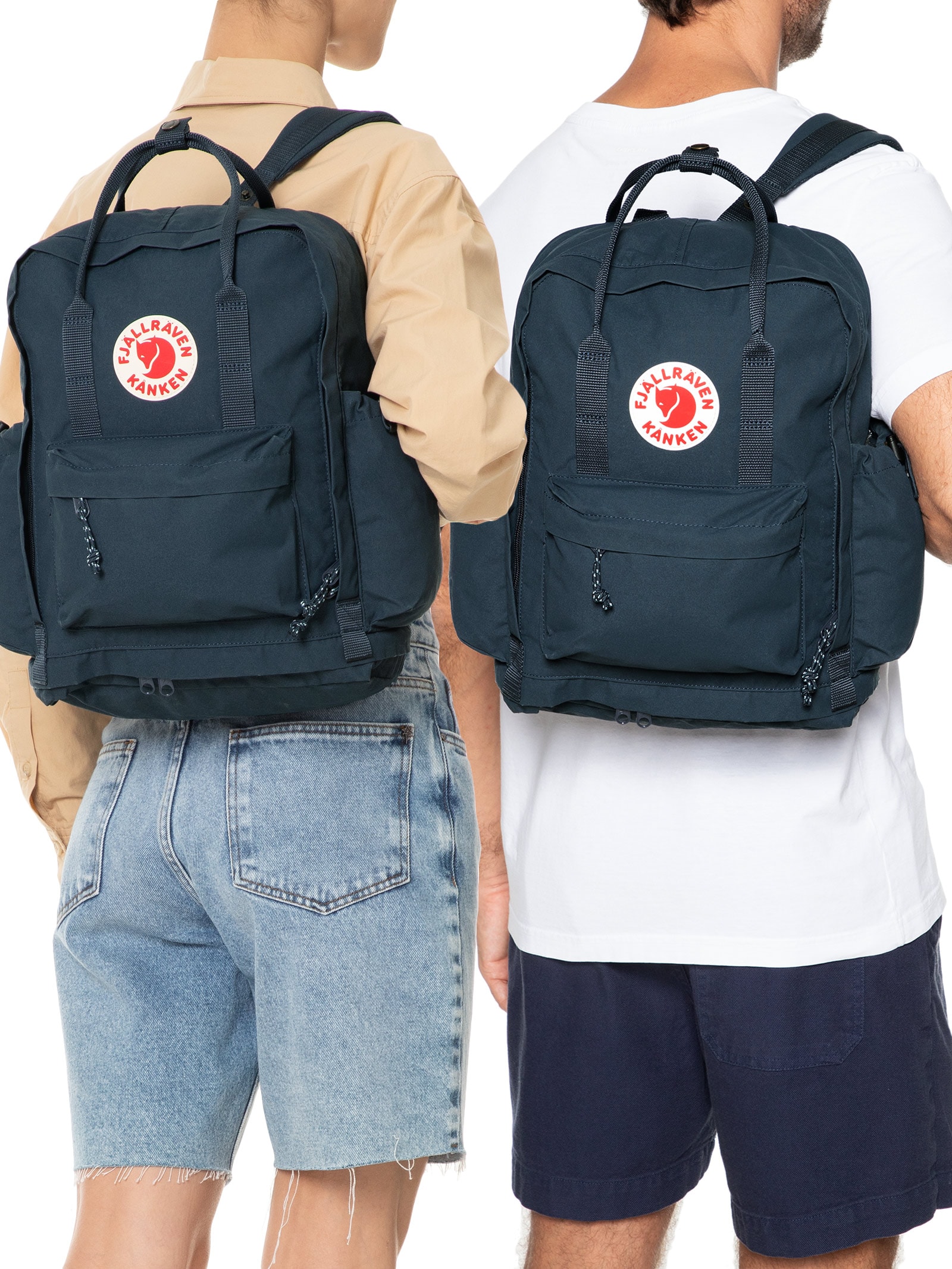 Fjällräven - Mochila Unissex Kânken Outlong - Azul