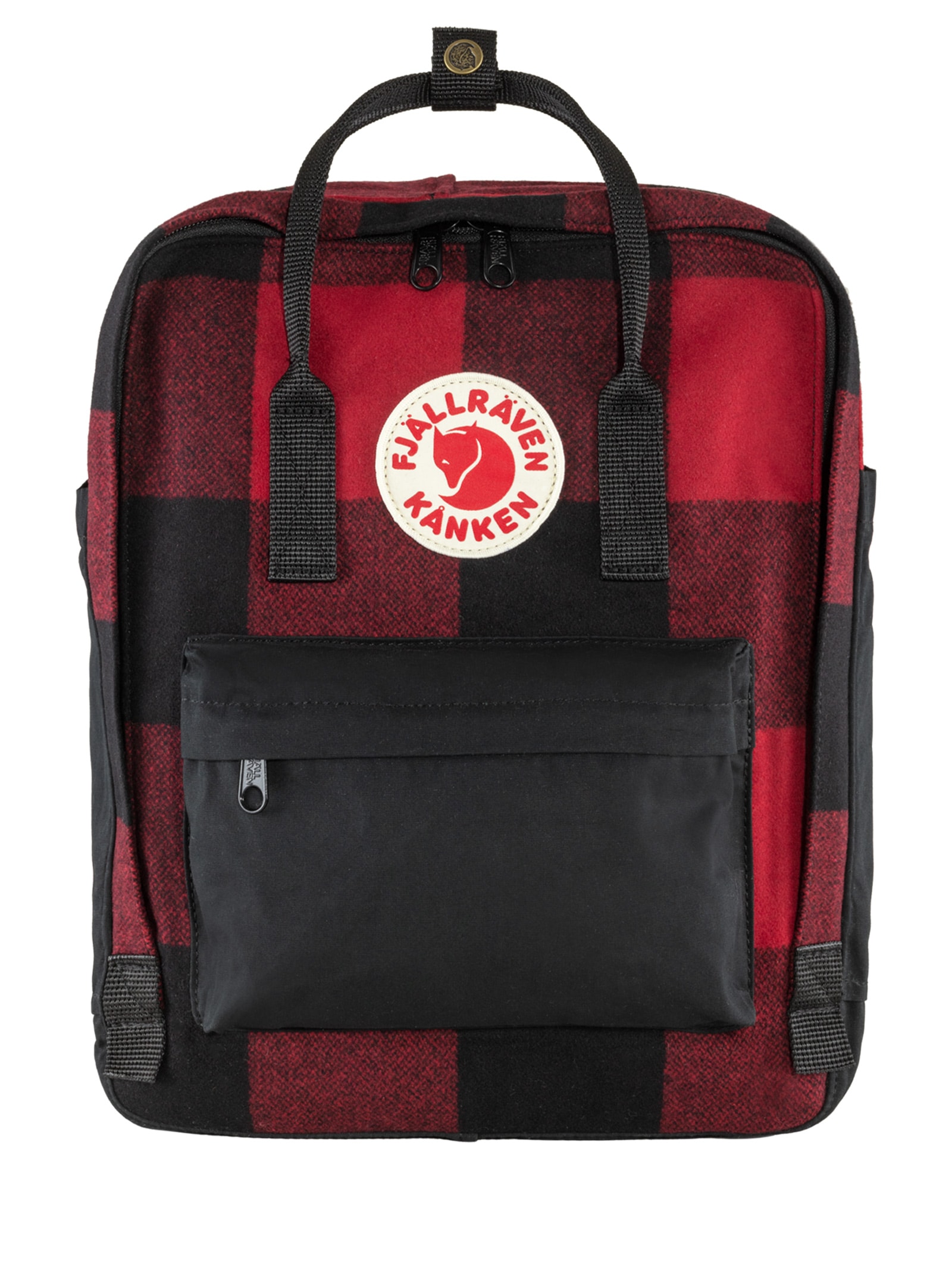 Mochila Unissex Kånken Re-Wool - Preto - Fjällräven