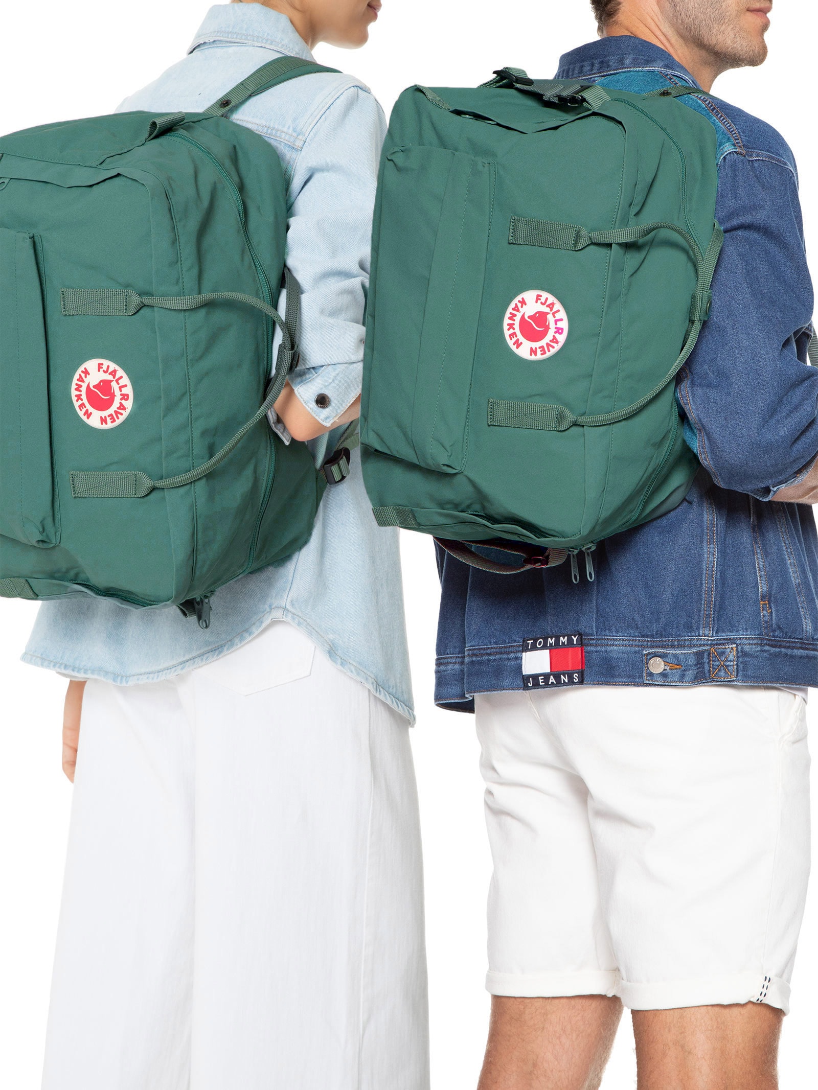 Fjällräven - Mochila Unissex Kånken Weekender - Verde