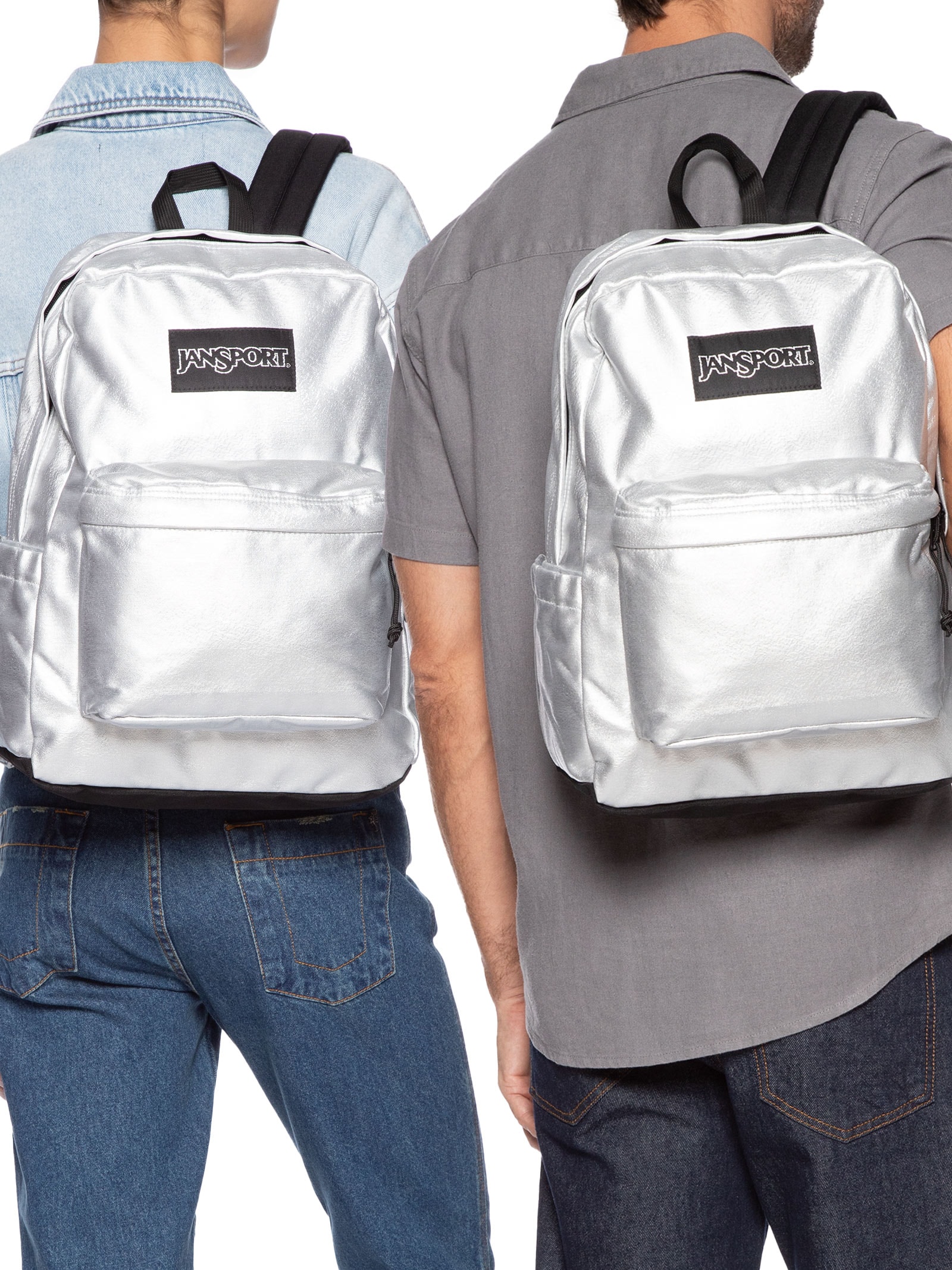 Jansport - Mochila Unissex Super Fx - Prata