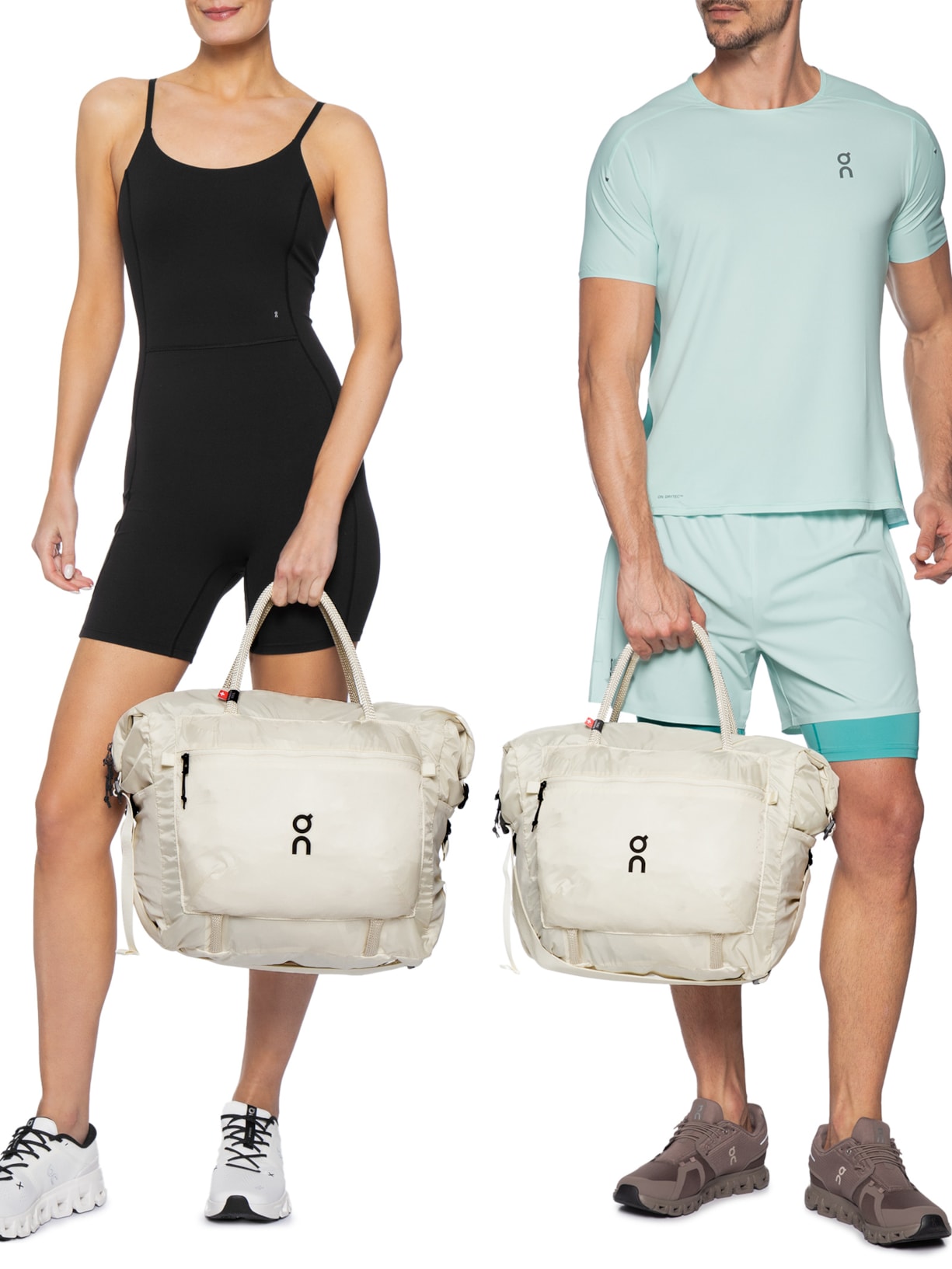 Mochila Unissex Track Pack 35L Lite Bege On Running