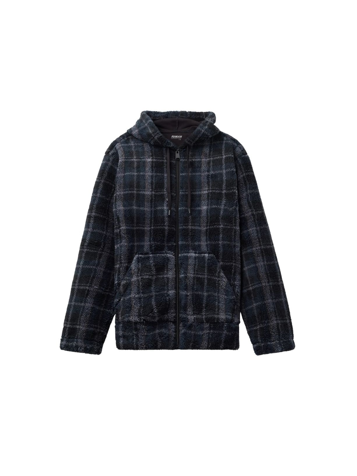 Moletom Com Efeito Soft Com Ziper e Capuz Azul Intimissimi