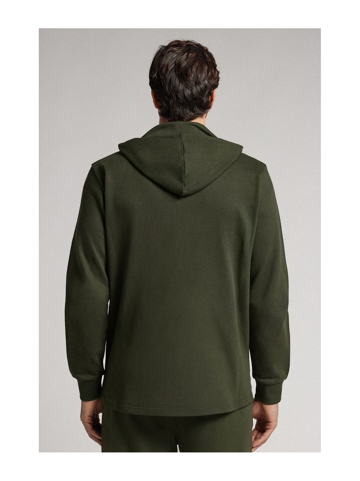 Moletom Em Algodão Com Zíper Verde Intimissimi