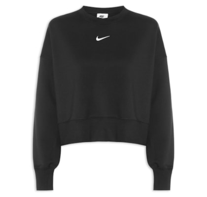 Moletom Feminino Blusão Phoenix Fleece - Preto