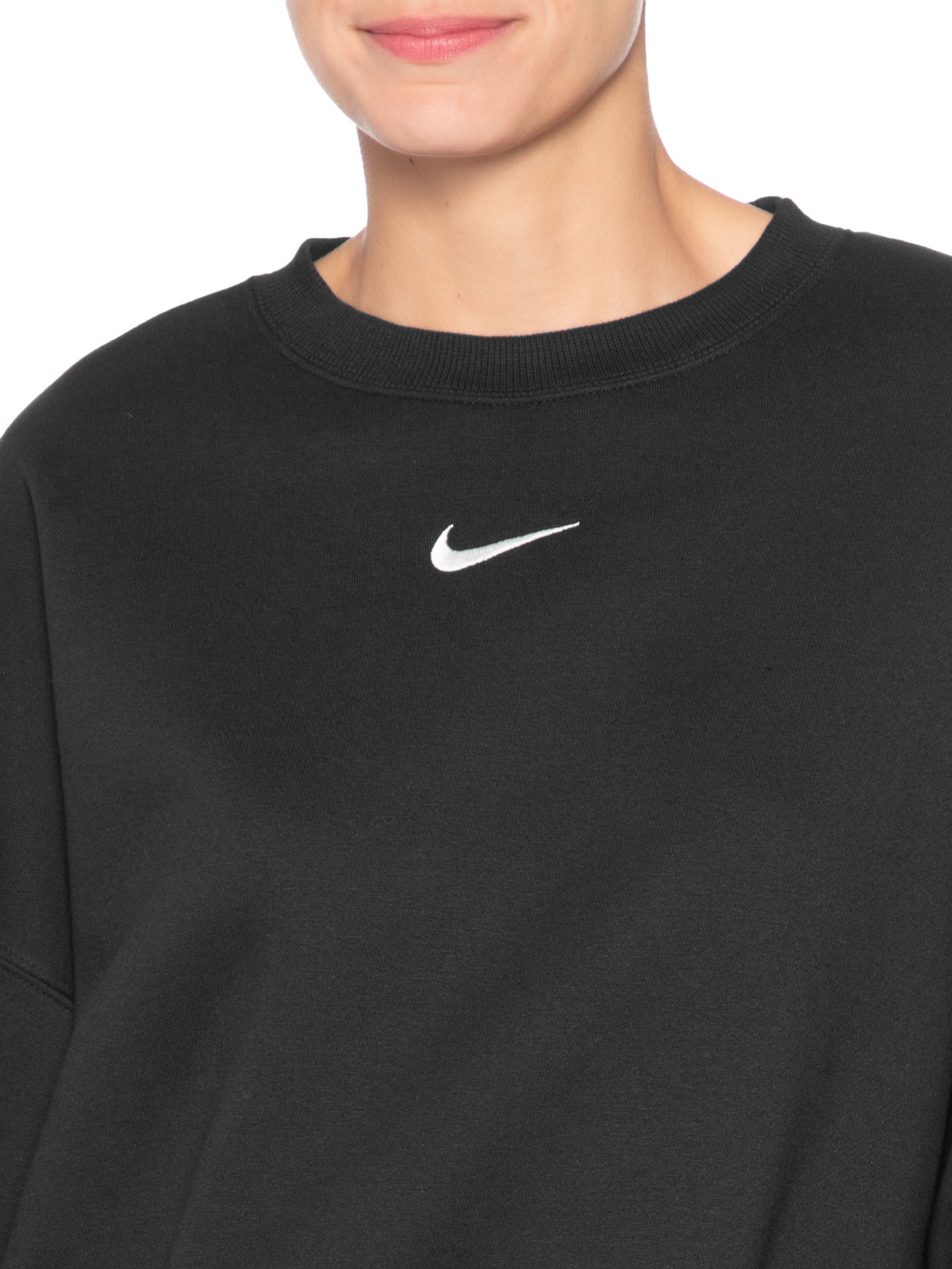 Moletom Feminino Blusão Phoenix Fleece Preto Nike