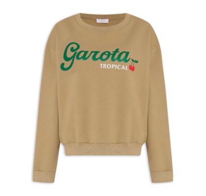 Moletom Feminino Carina - Bege