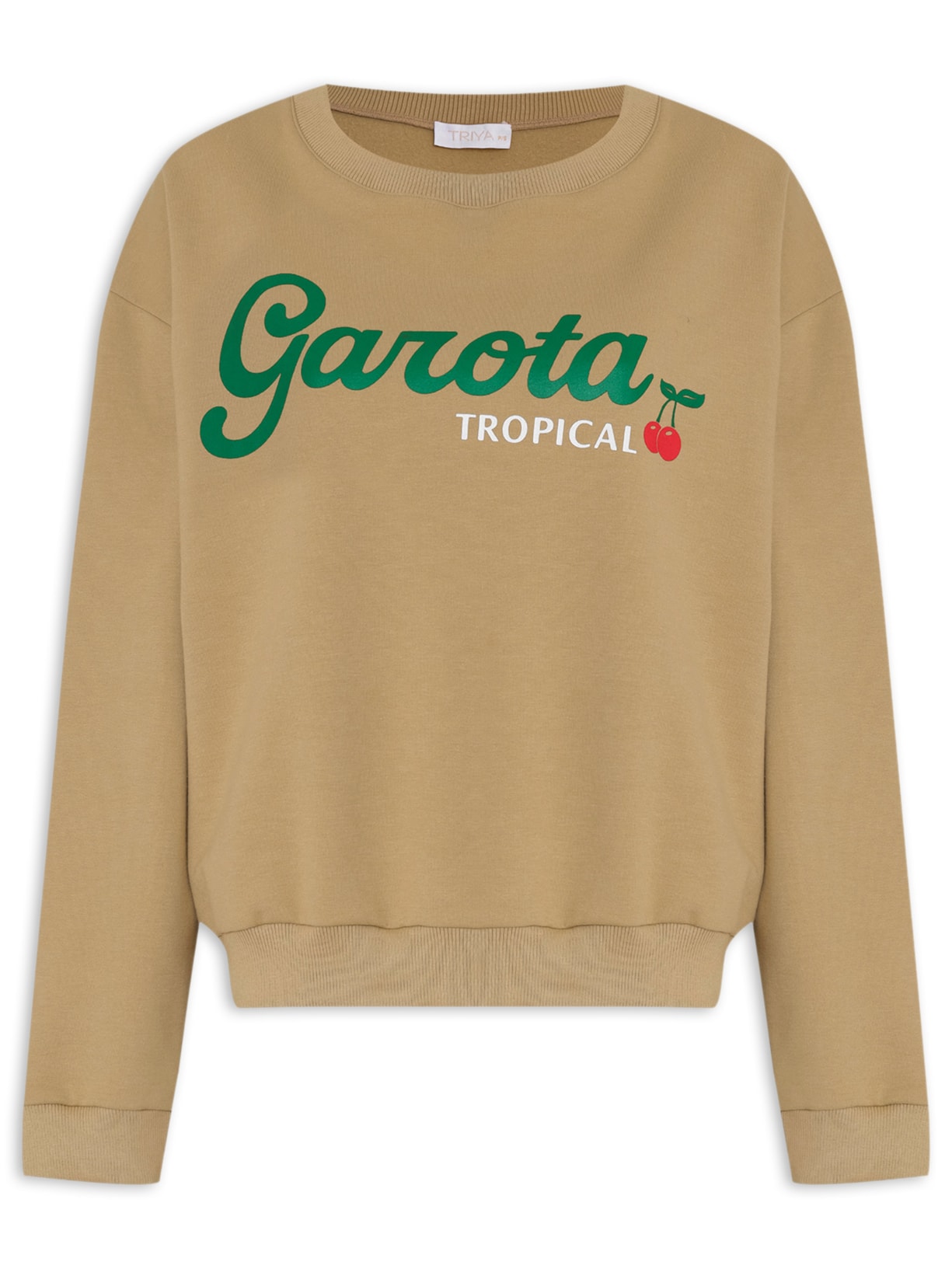 Moletom Feminino Carina - Bege