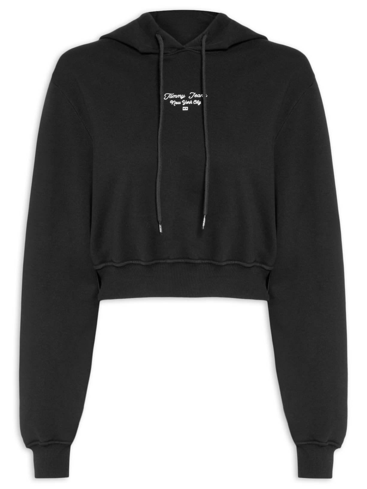 Moletom Feminino Essential Logo Hoodie – Preto Tommy Jeans