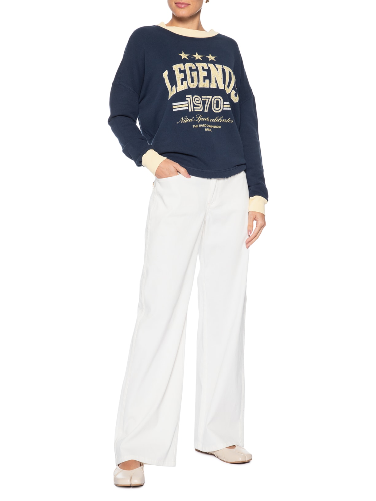 Moletom Feminino Legends Navy Azul Niini