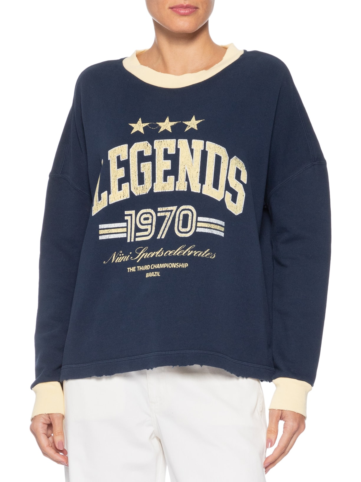 Moletom Feminino Legends Navy Azul Niini