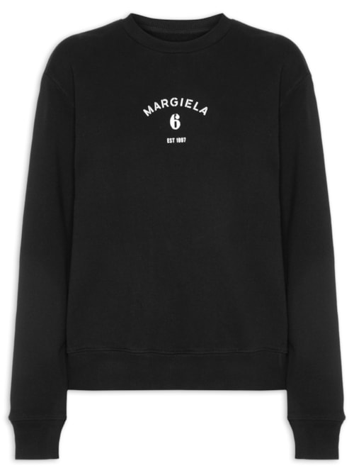 Moletom Feminino Signature Jersey – Preto