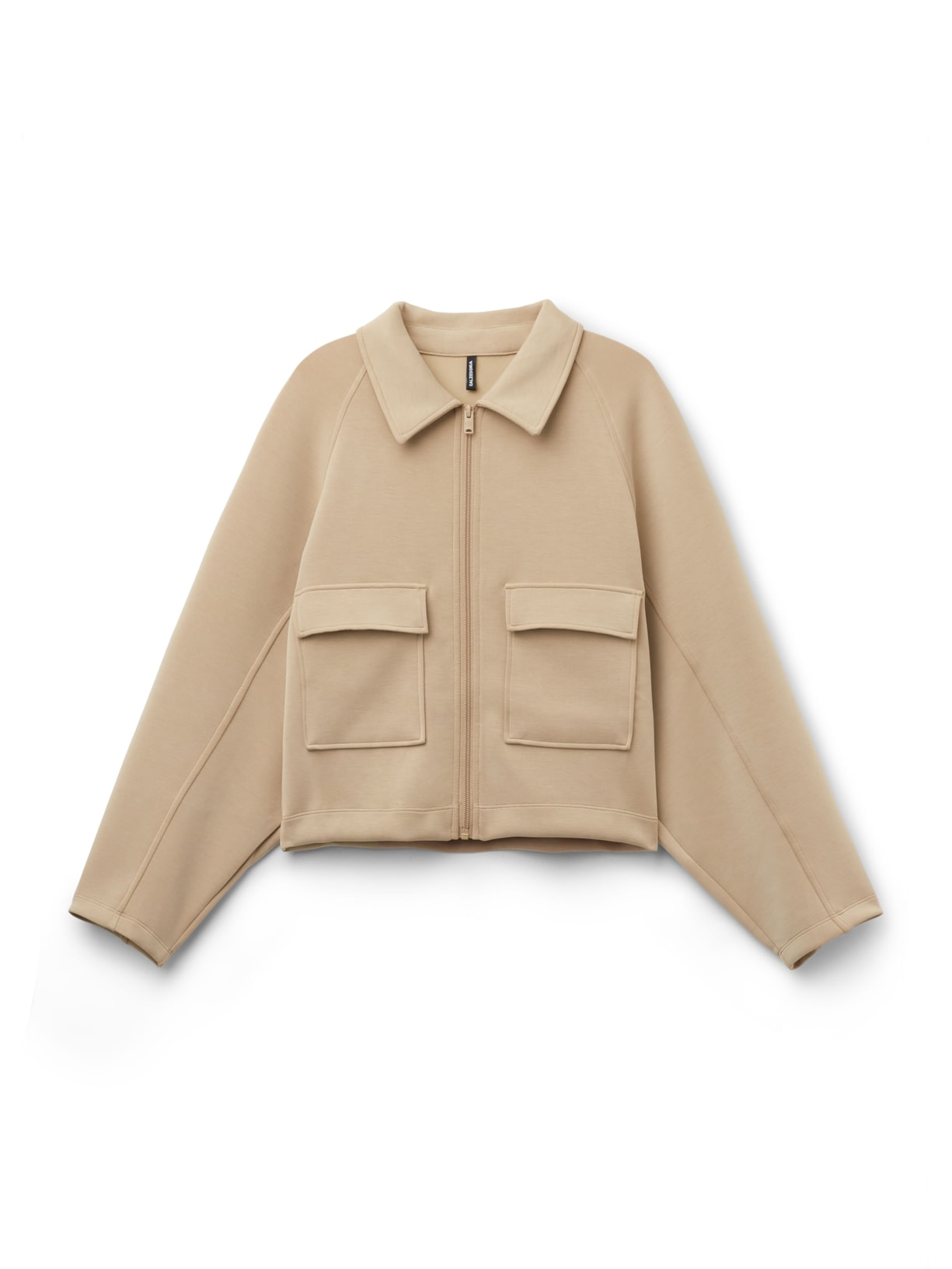 Moletom Luxe Lounge Com Bolsos - Bege