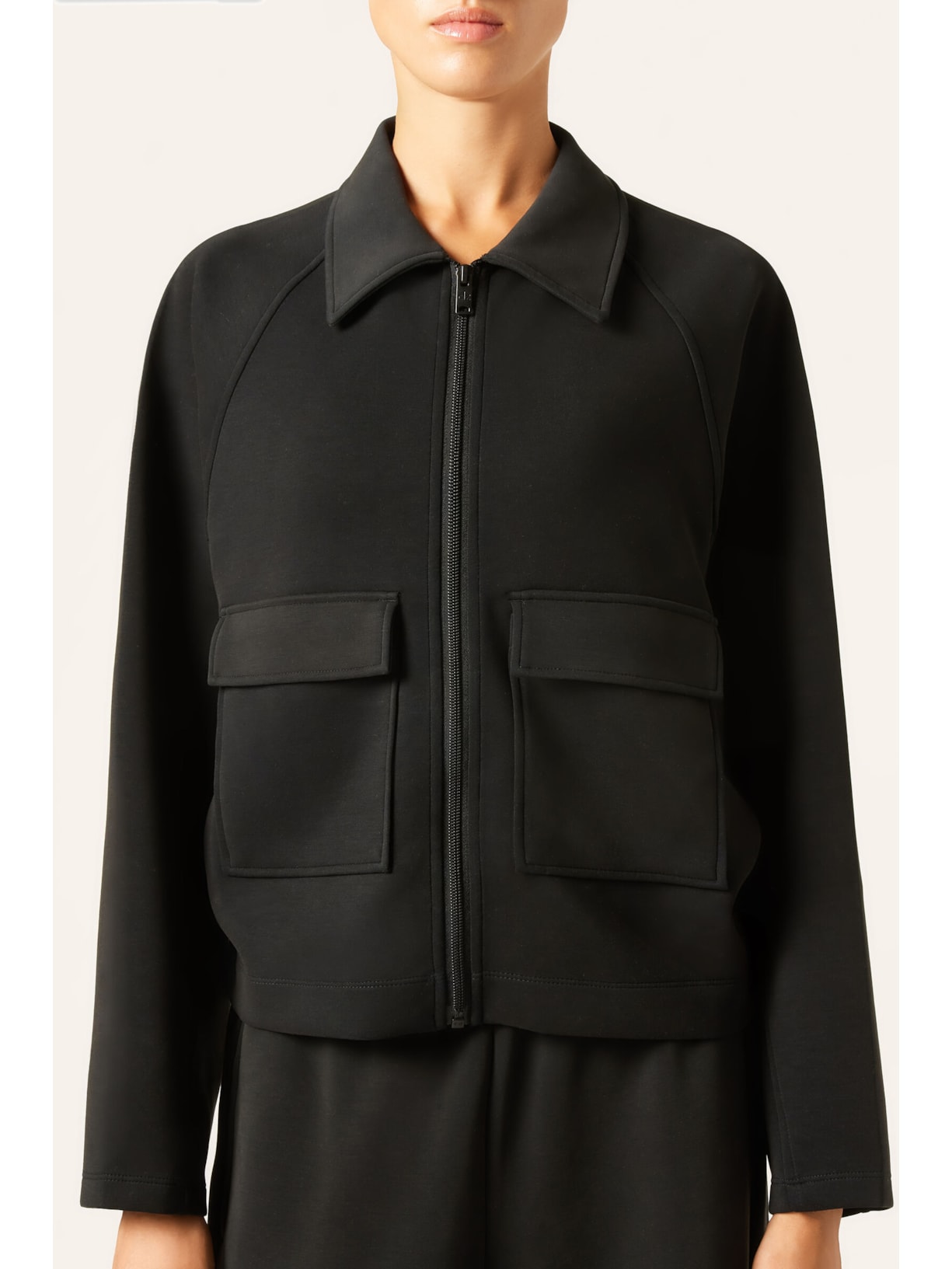 Moletom Luxe Lounge Com Bolsos Preto Calzedonia