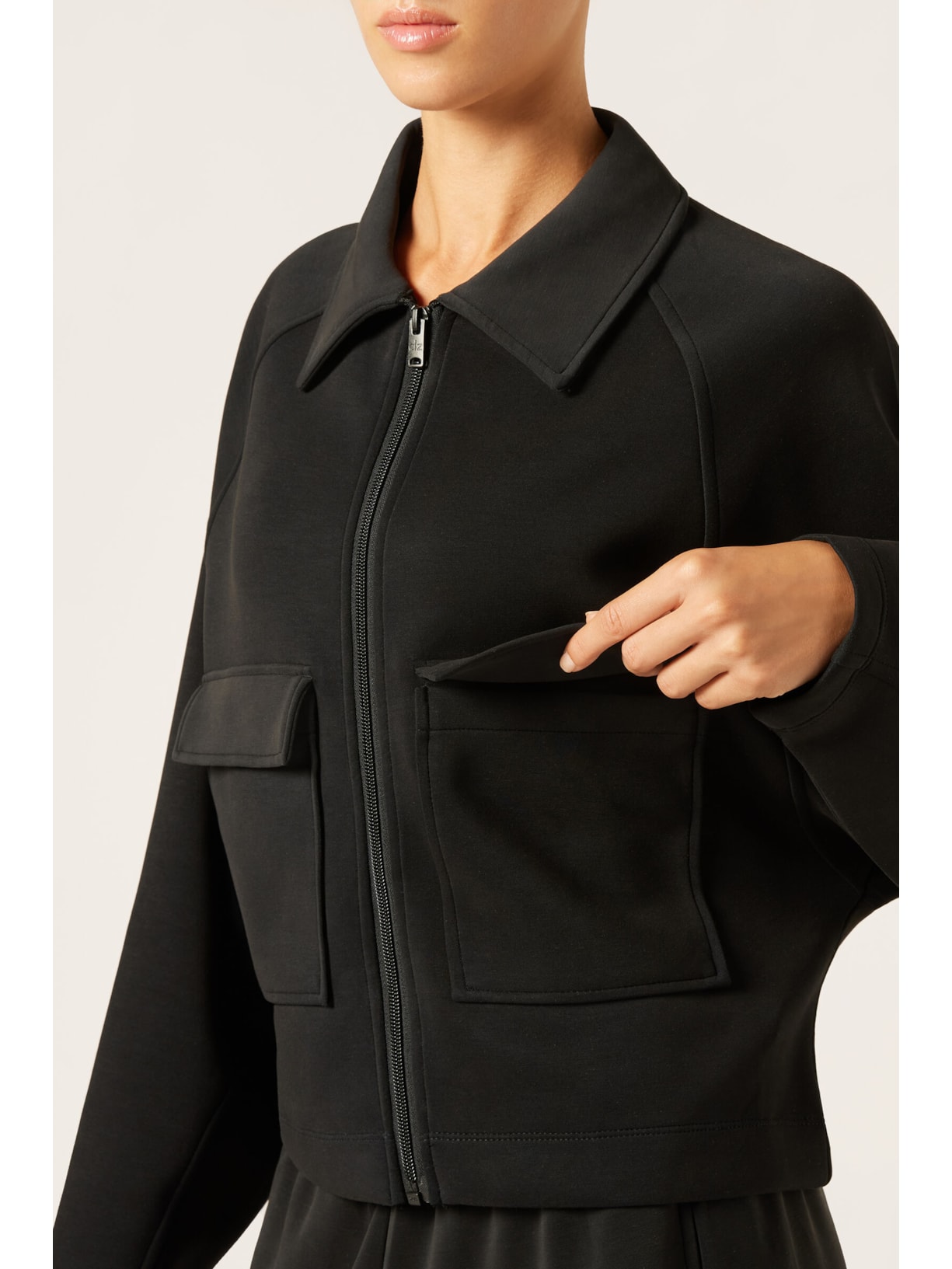 Moletom Luxe Lounge Com Bolsos Preto Calzedonia