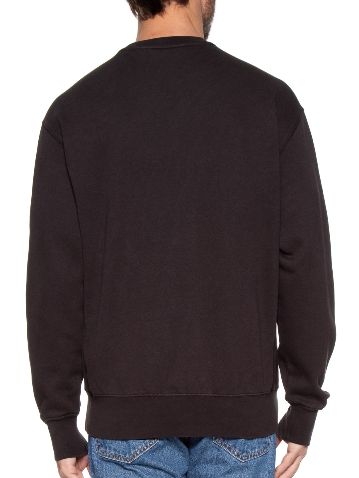 Moletom Masculino Authentic Gola Careca Preto Levi's