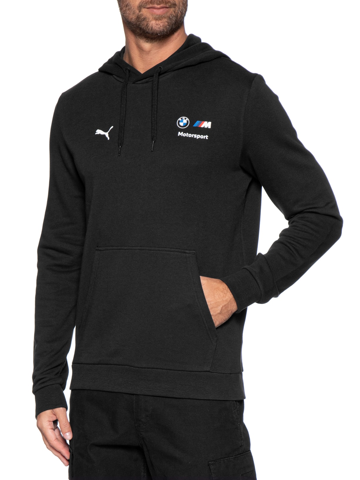 Moletom Masculino  BMW M Motorsport Essentials – Preto Puma