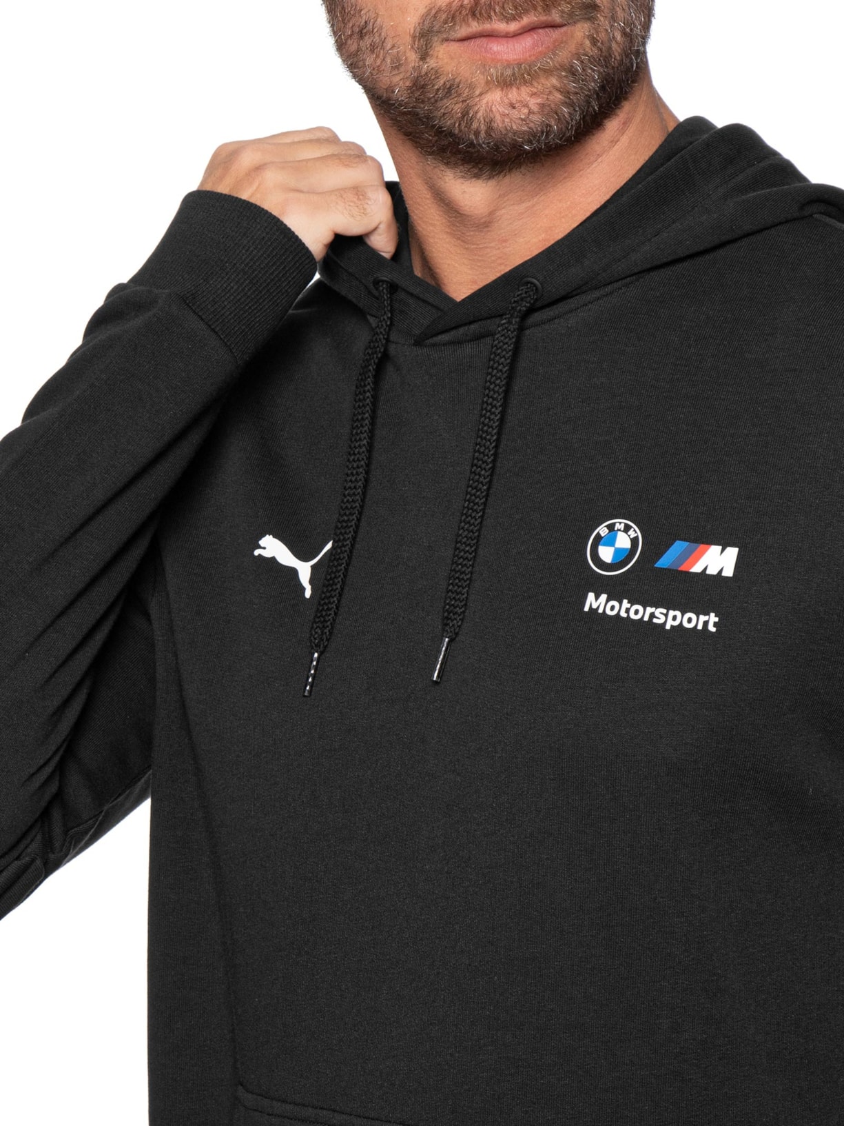 Moletom Masculino  BMW M Motorsport Essentials – Preto Puma