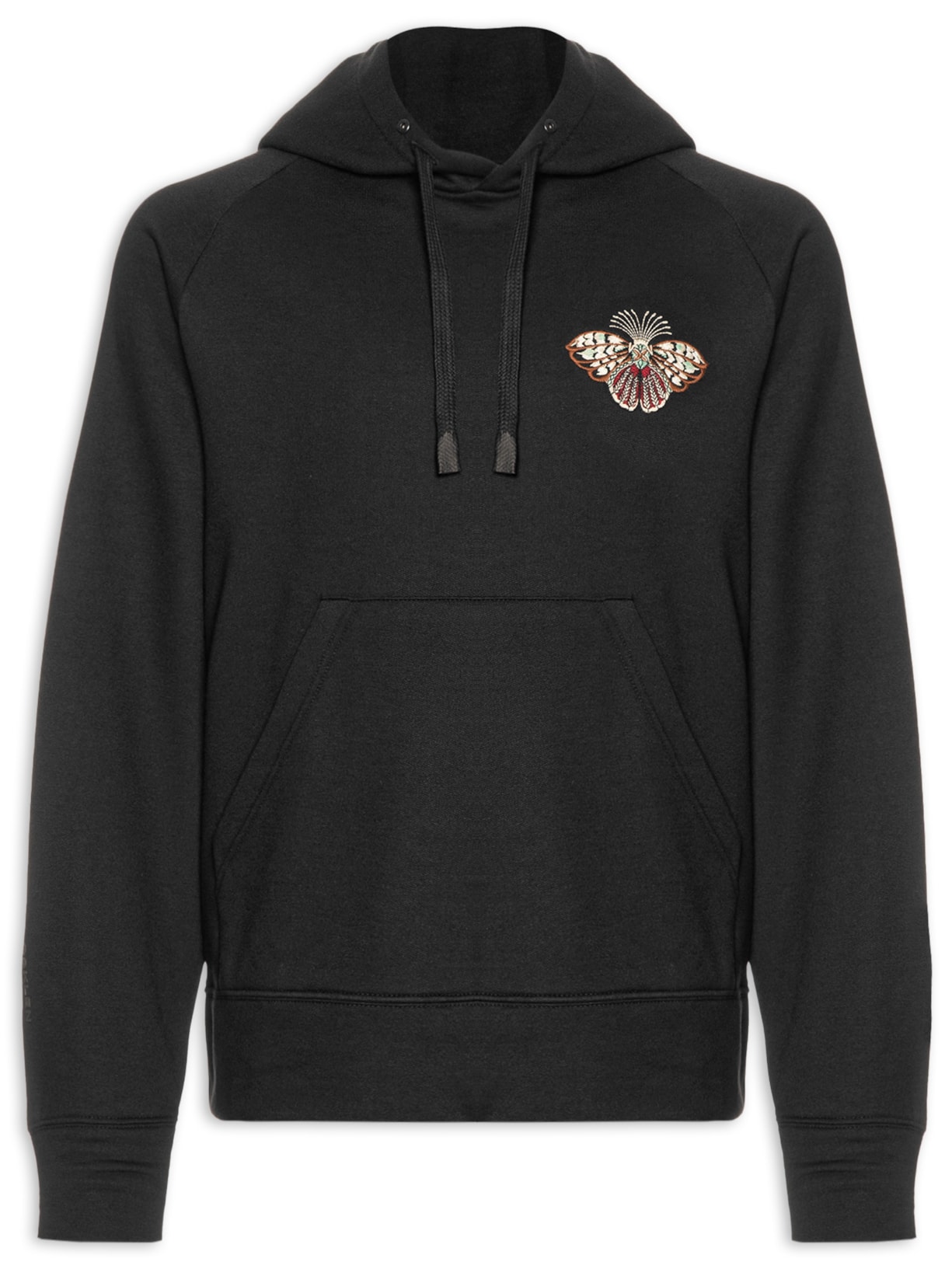 Moletom Masculino Butterfly Embroidered - Preto