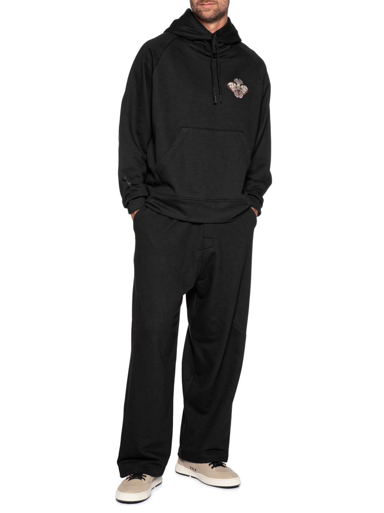 Moletom Masculino Butterfly Embroidered Preto Osklen