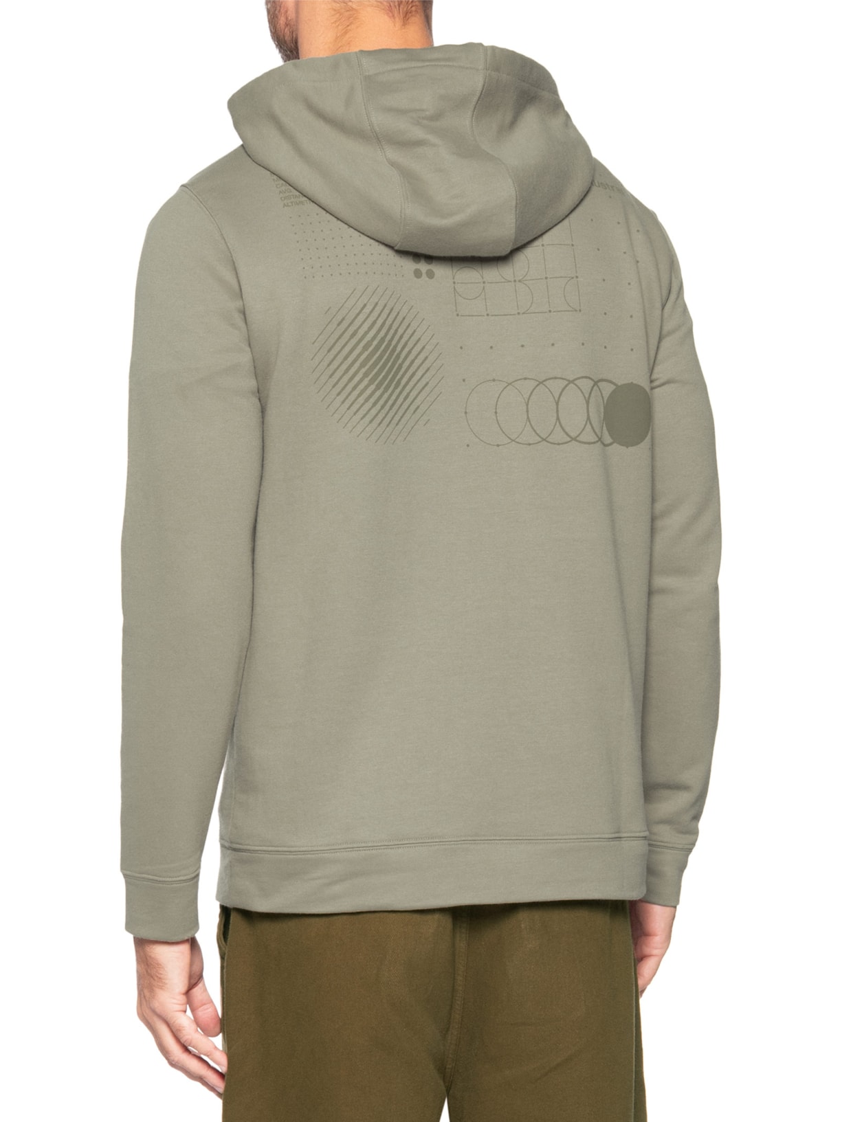 Moletom Masculino Capuz Tech Bege Austral