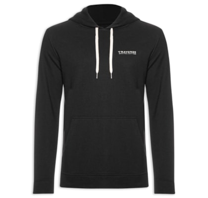 Moletom Masculino Capuz Traverse - Preto