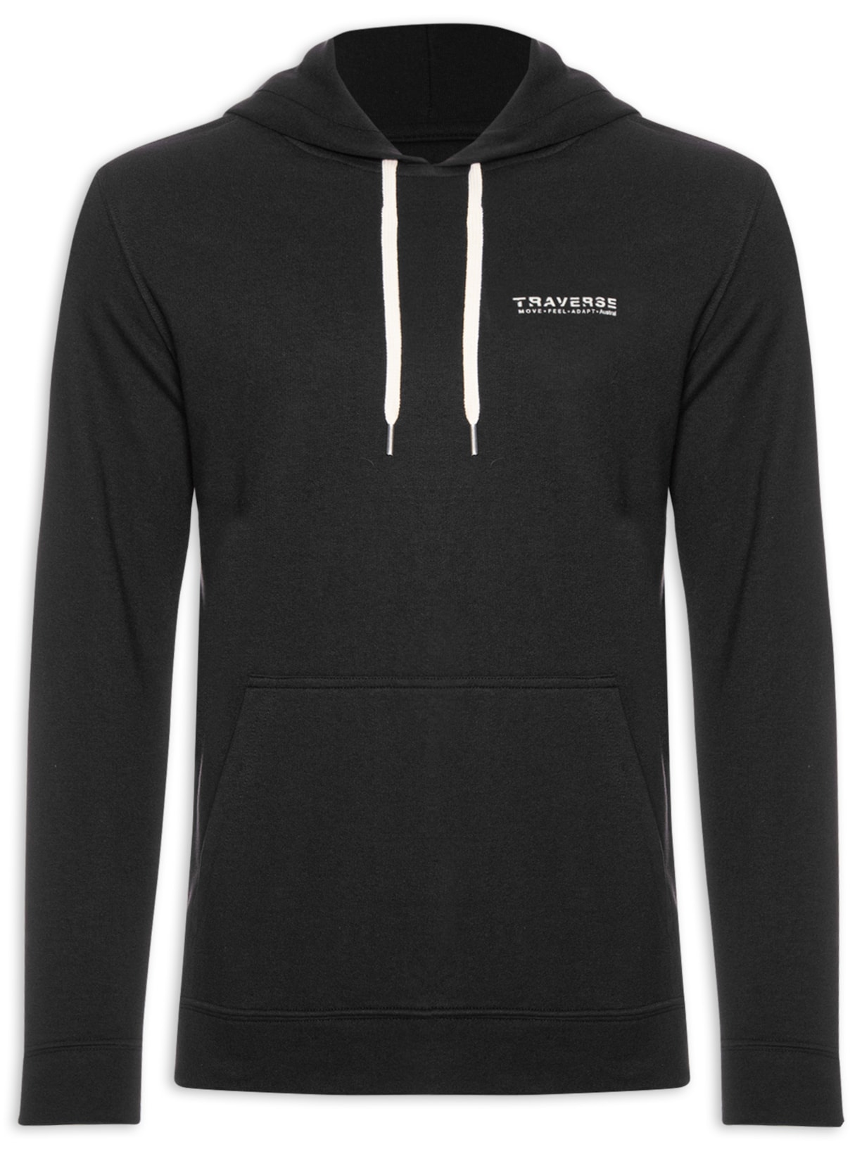 Moletom Masculino Capuz Traverse - Preto