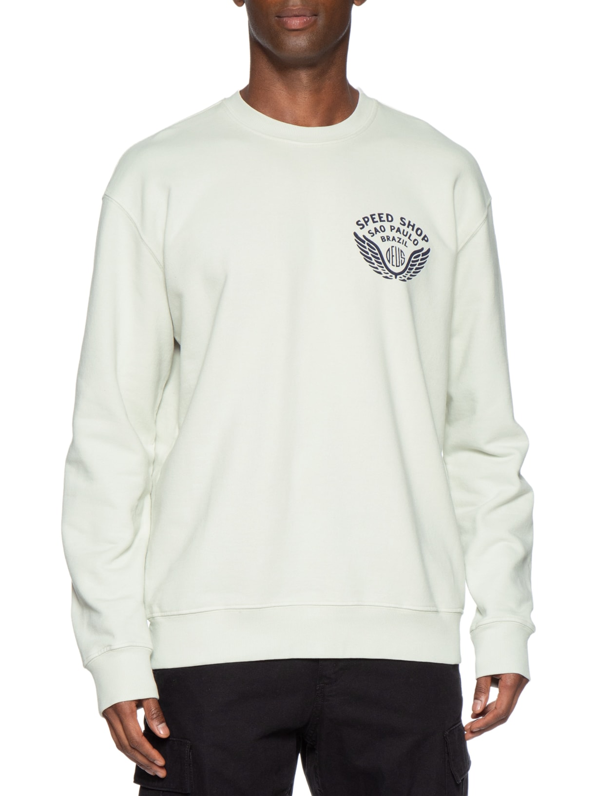 Moletom Masculino Careca Munificence – Branco Deus Ex Machina