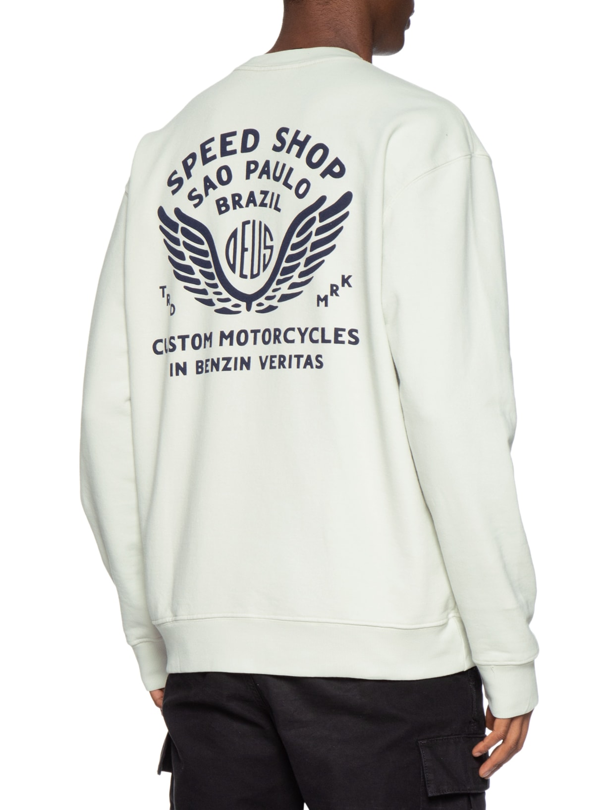 Moletom Masculino Careca Munificence – Branco Deus Ex Machina