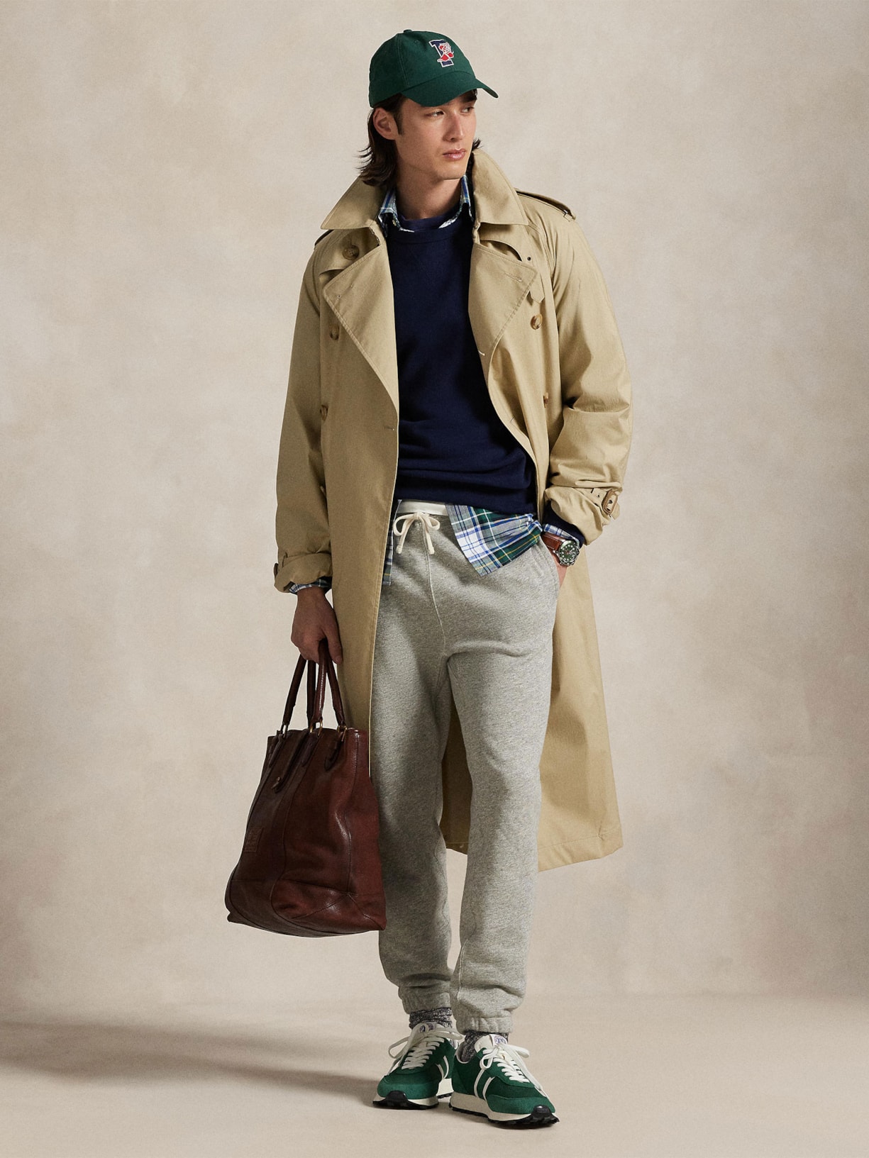 Moletom Masculino Classic Fit Rl Fleece Azul Polo Ralph Lauren