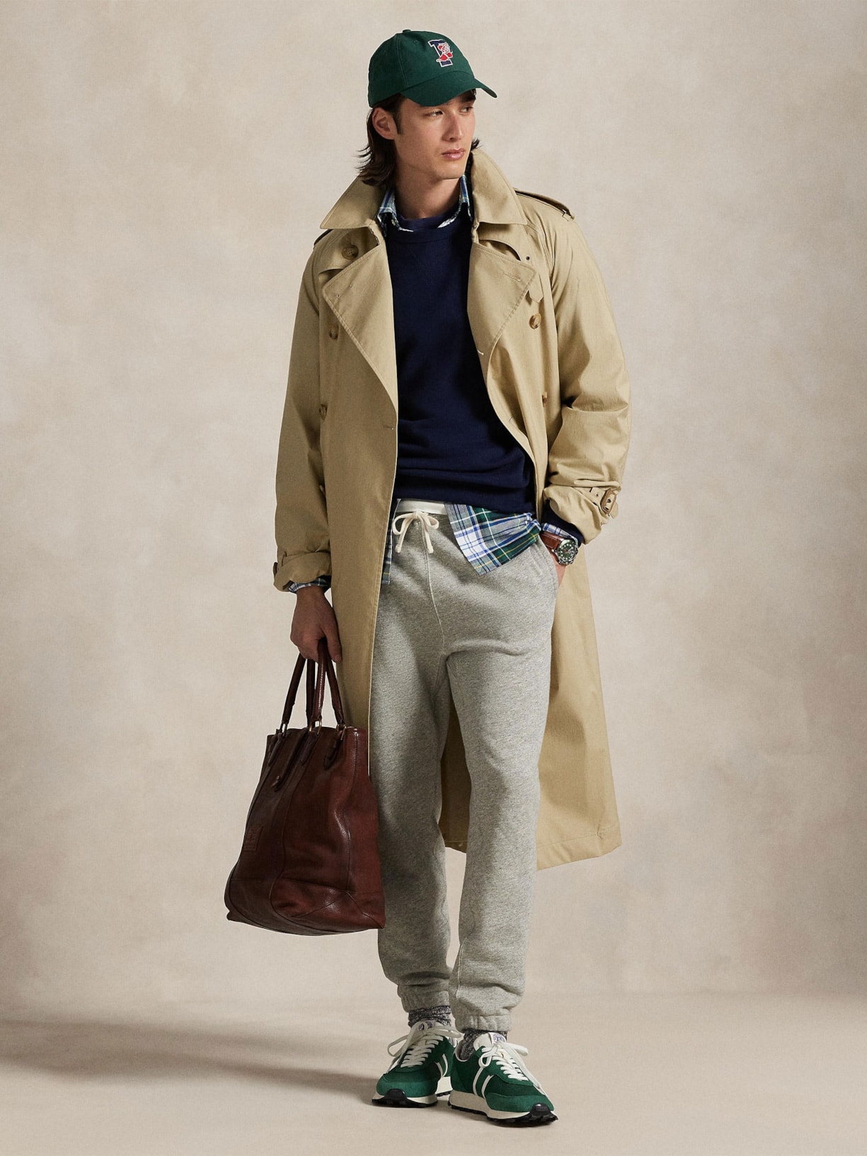 Moletom Masculino Classic Fit Rl Fleece Azul Polo Ralph Lauren