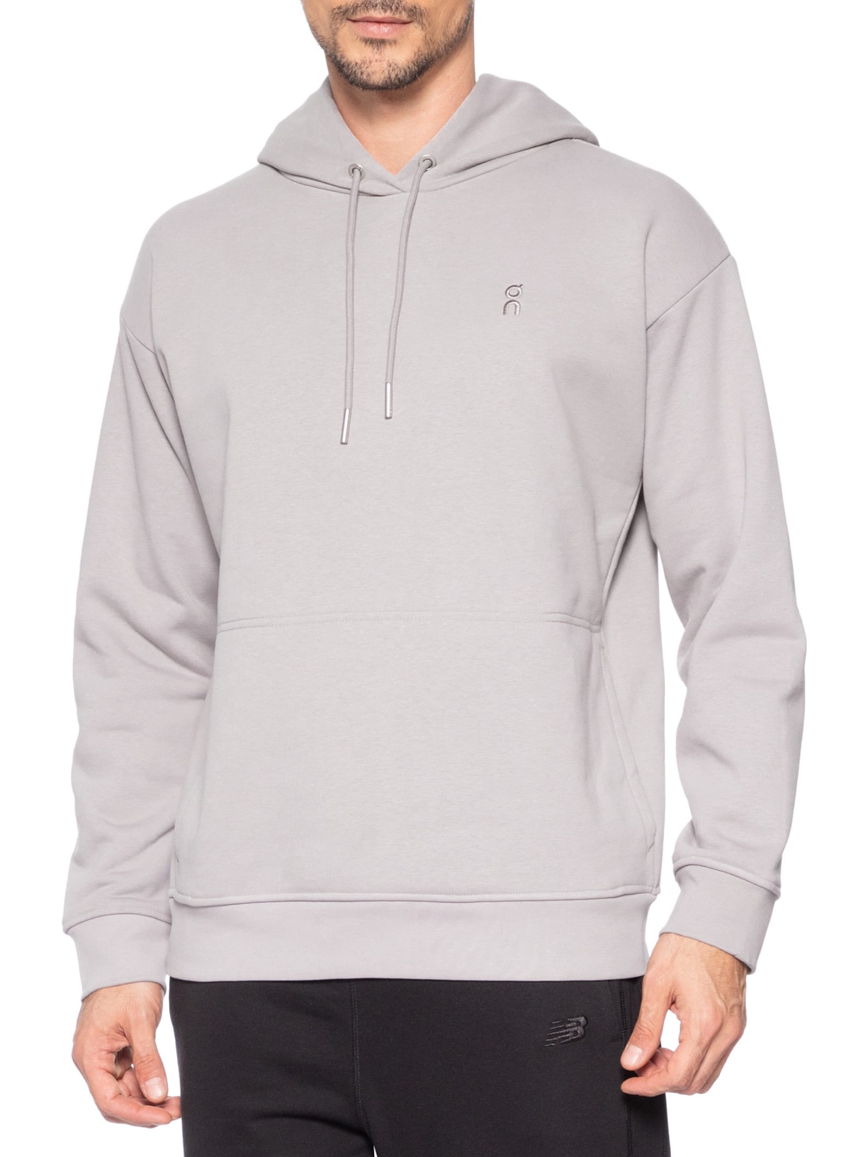 Moletom Masculino Club Collect. Hoodie Geo Cinza On Running