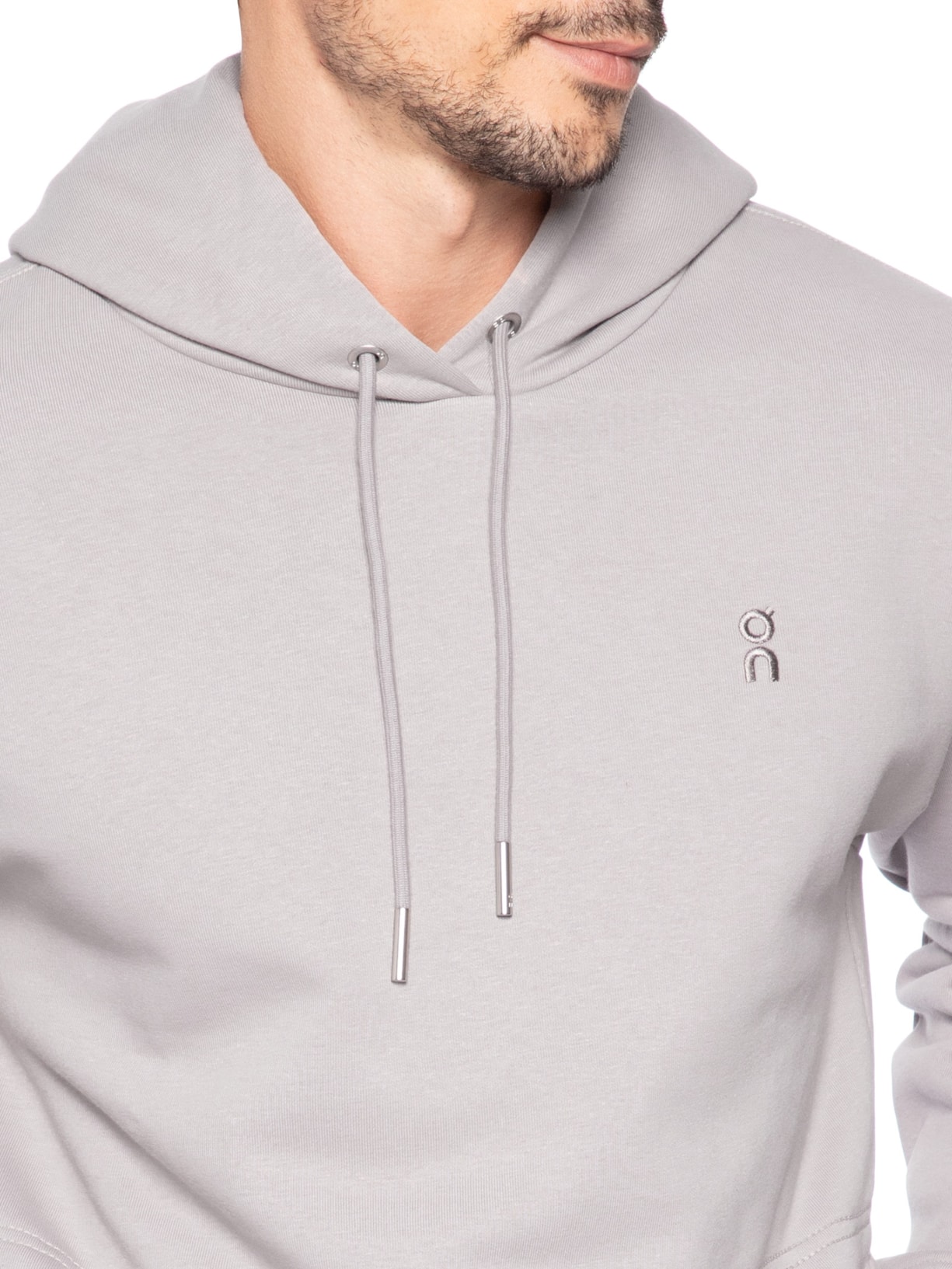 Moletom Masculino Club Collect. Hoodie Geo Cinza On Running