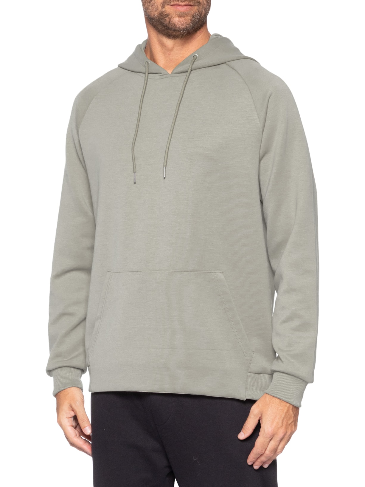 Moletom Masculino com Capuz – Bege Basiq Men