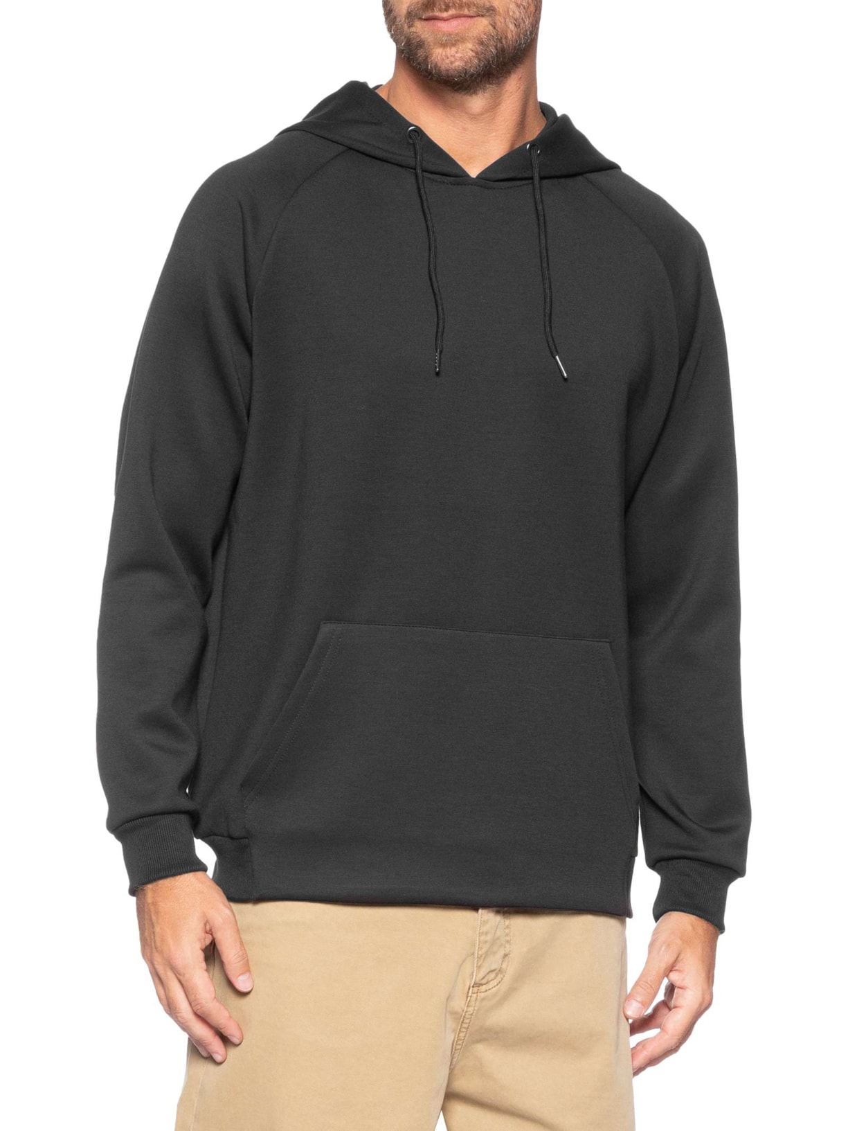 Moletom Masculino Com Capuz – Preto Basiq Men