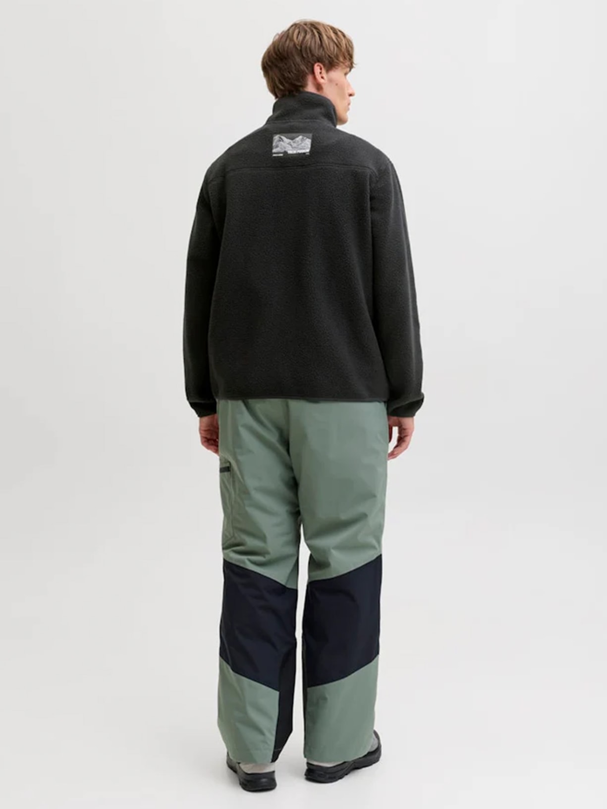 Moletom Masculino Com Zíper Preto Jack & Jones