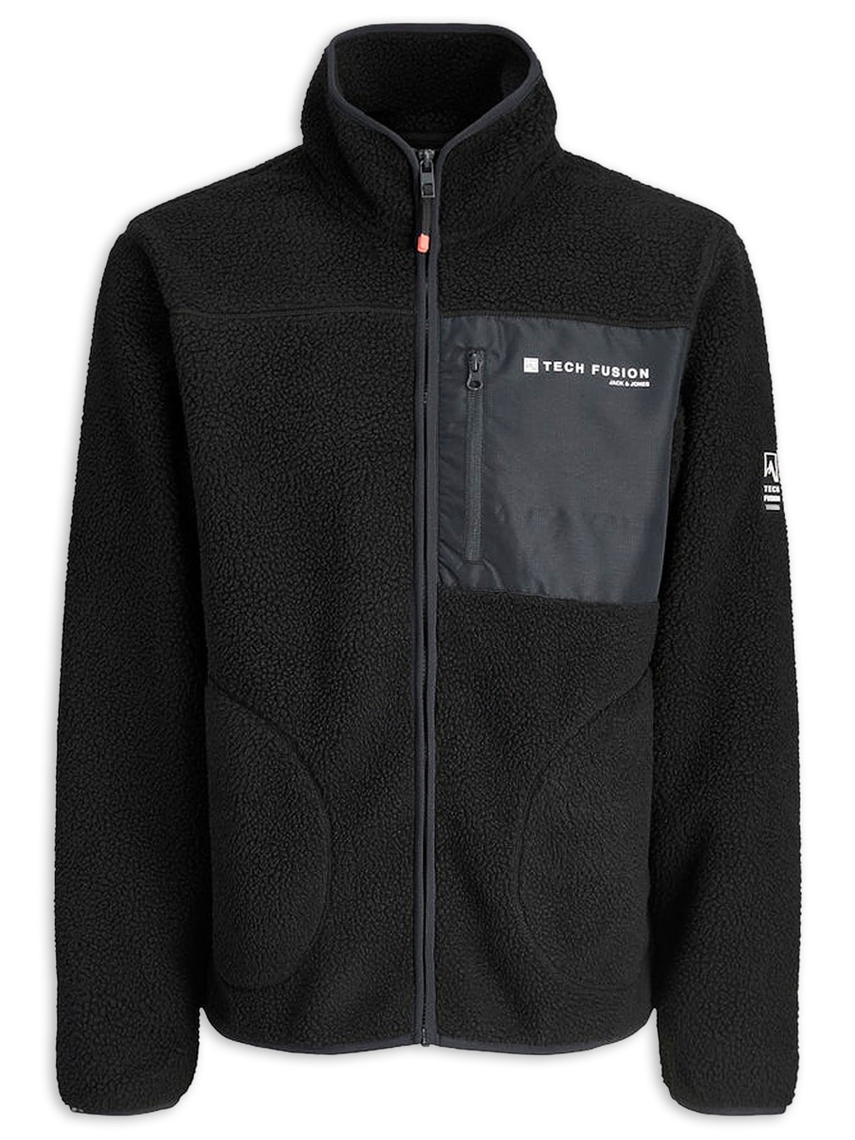 Moletom Masculino Com Zíper - Preto