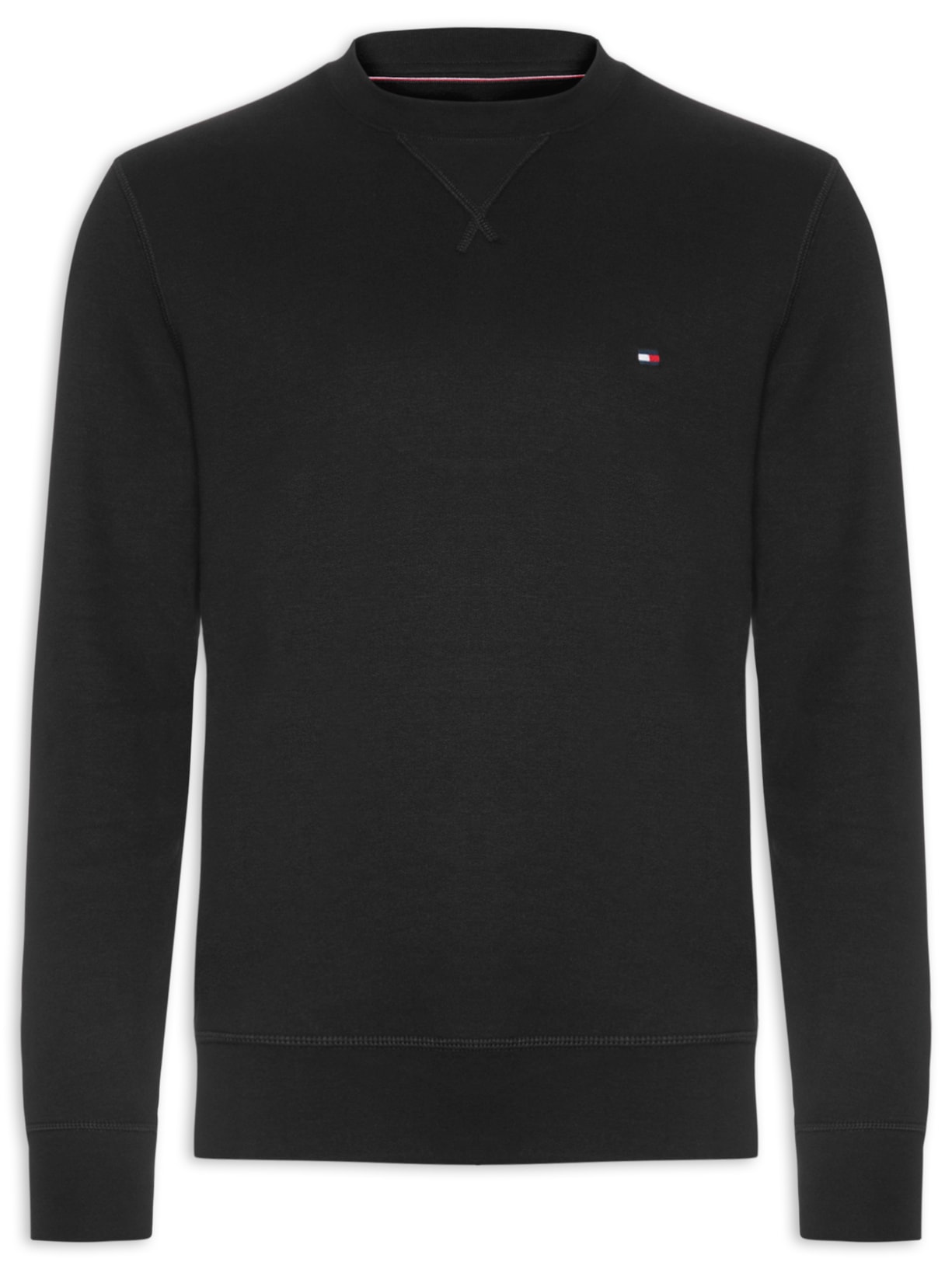 Moletom Masculino Essential Fleece Gola - Preto