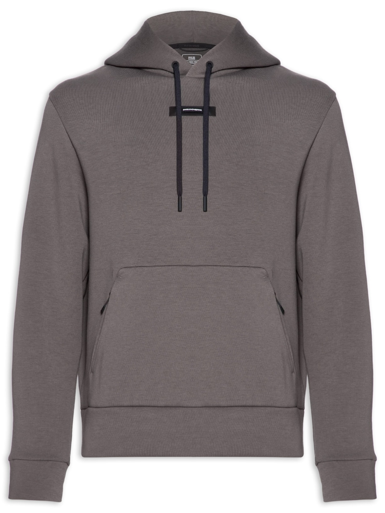 Moletom Masculino Focus Tech Hoodie - Cinza