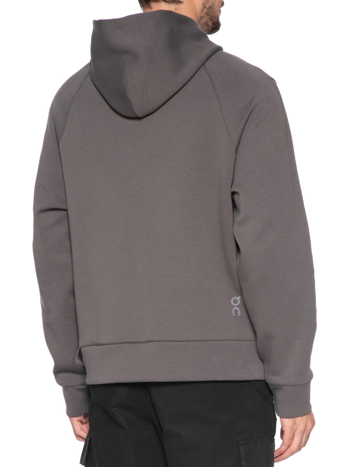 Moletom Masculino  Focus Tech Hoodie Cinza On Running
