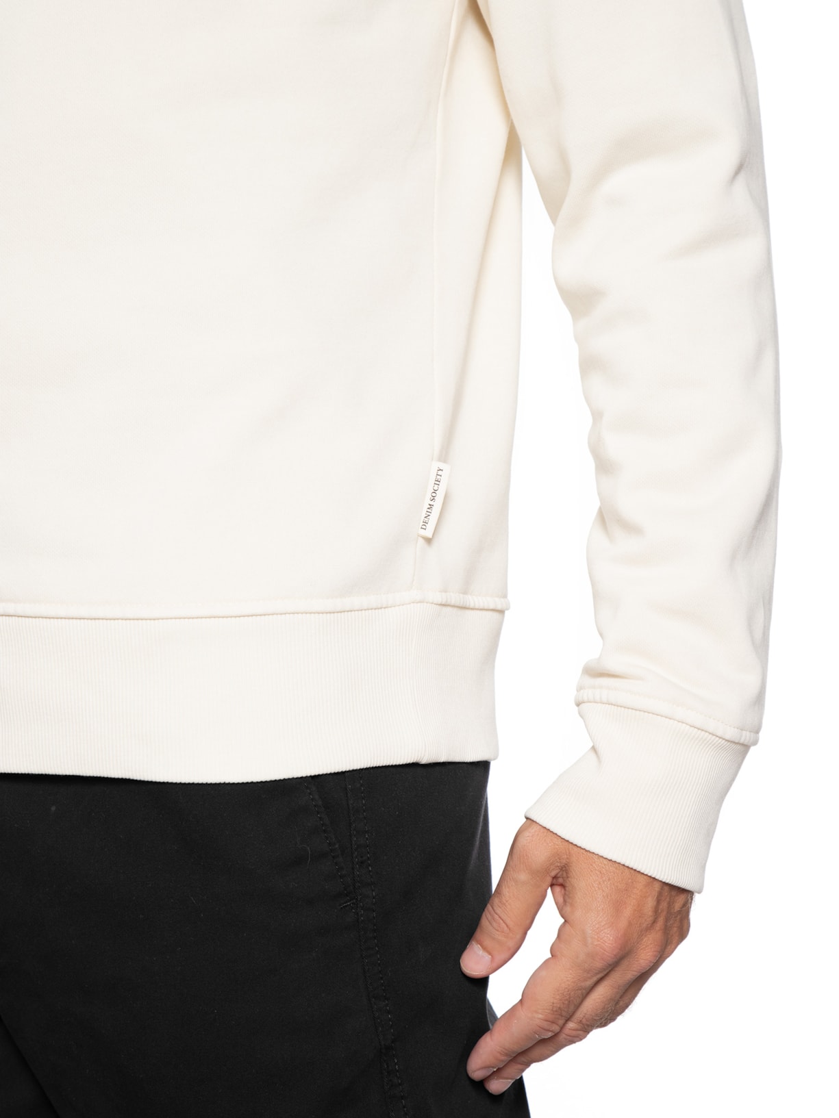 Moletom Masculino Gola Careca Estampa Logo Branco Jack & Jones