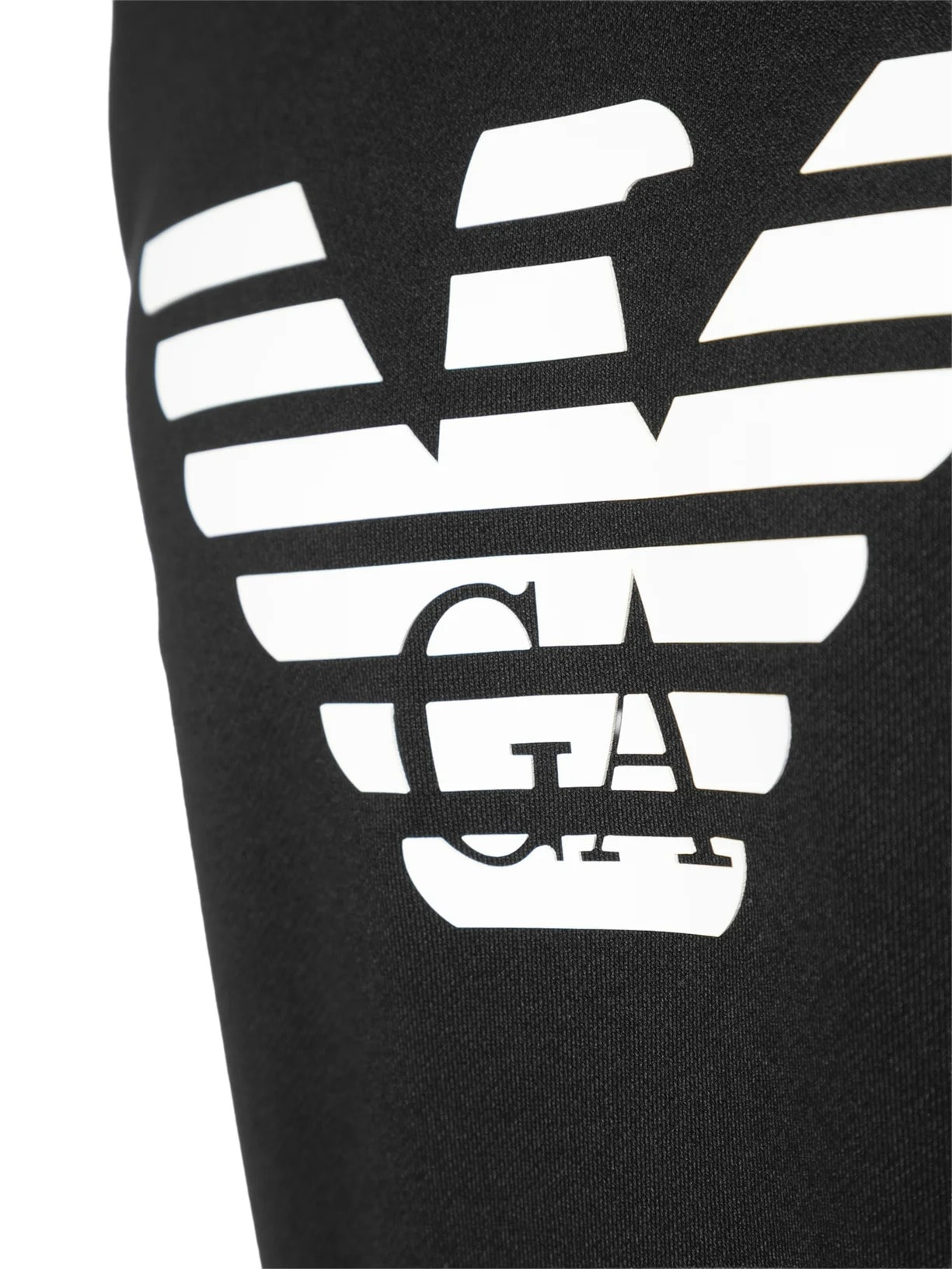 Moletom Masculino Gola Careca Logo Preto Emporio Armani