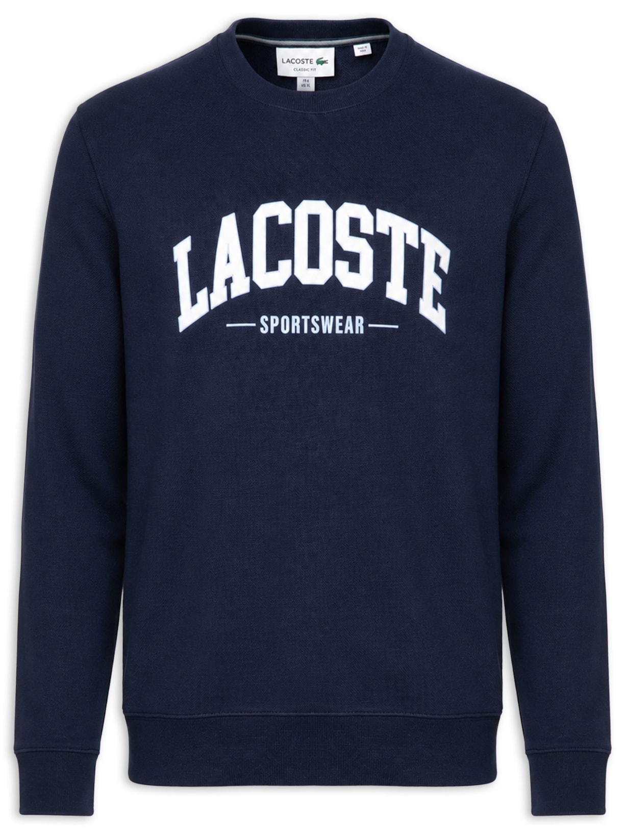 Moletom Masculino Gola Careca Sem Capuz – Azul Lacoste