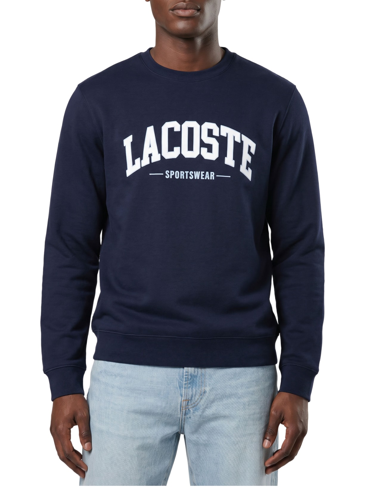 Moletom Masculino Gola Careca Sem Capuz – Azul Lacoste