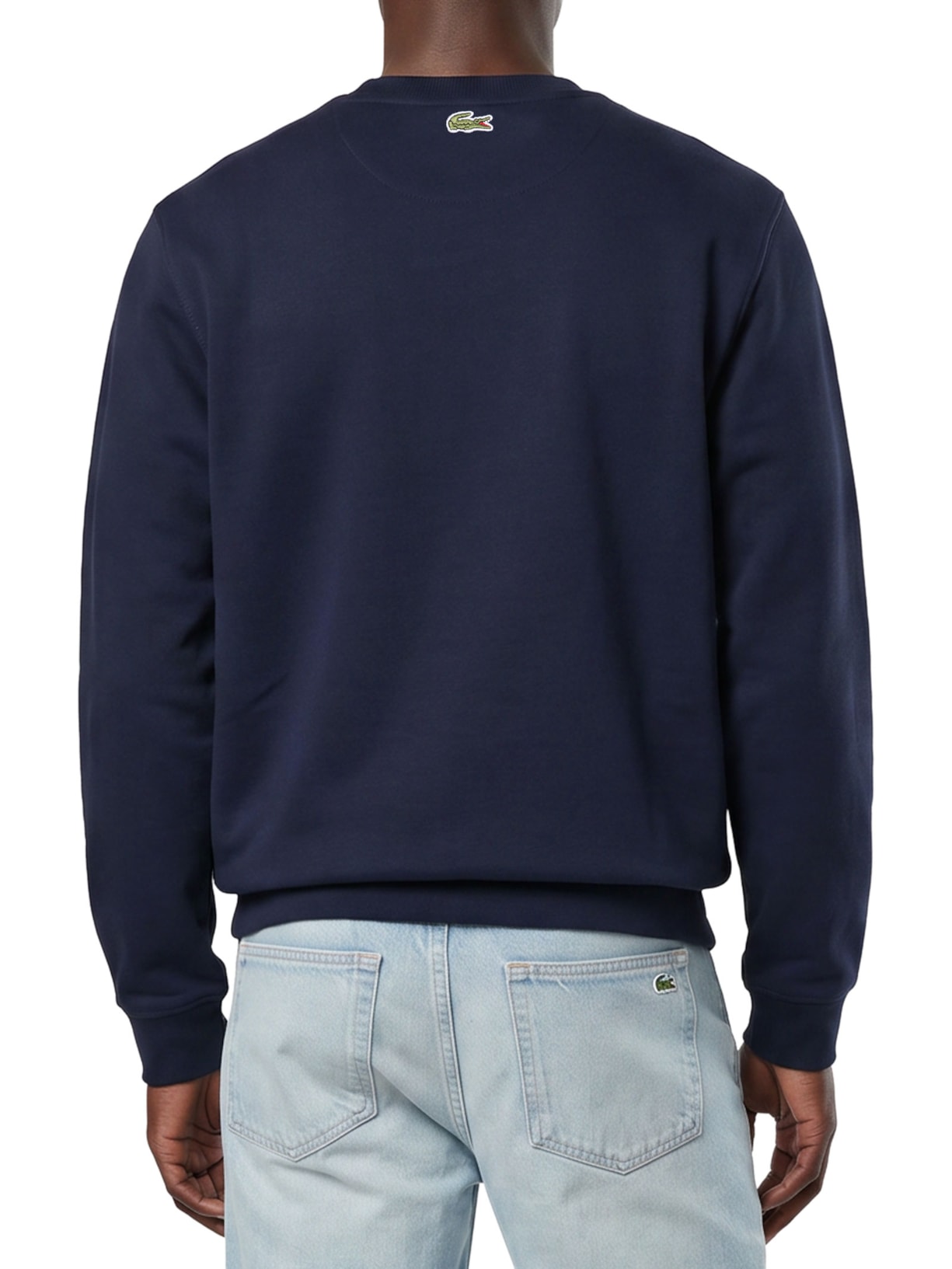 Moletom Masculino Gola Careca Sem Capuz – Azul Lacoste