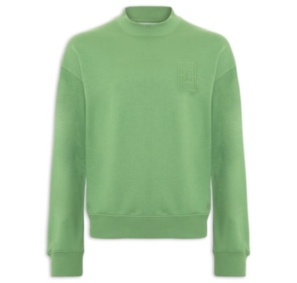 Moletom Masculino Loose Fit Quadra - Verde