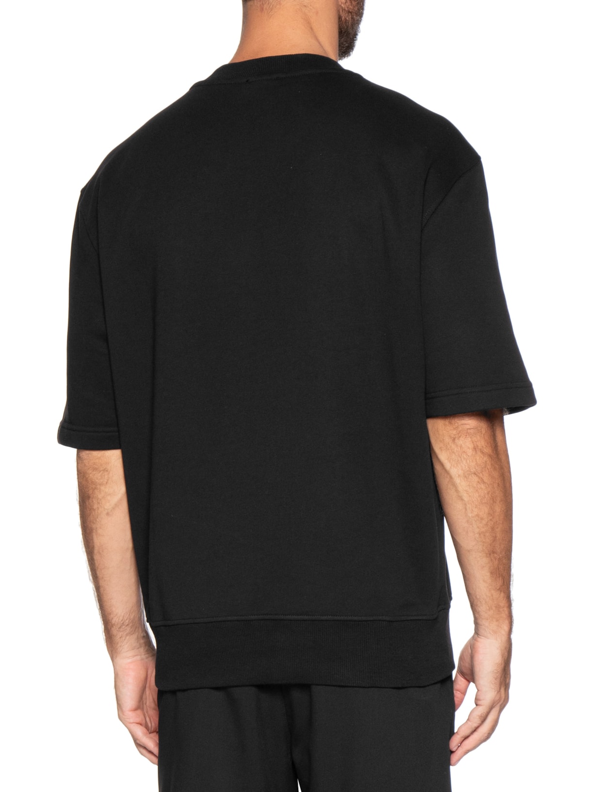 Moletom Masculino Manga Curta S-Cooling Preto Diesel